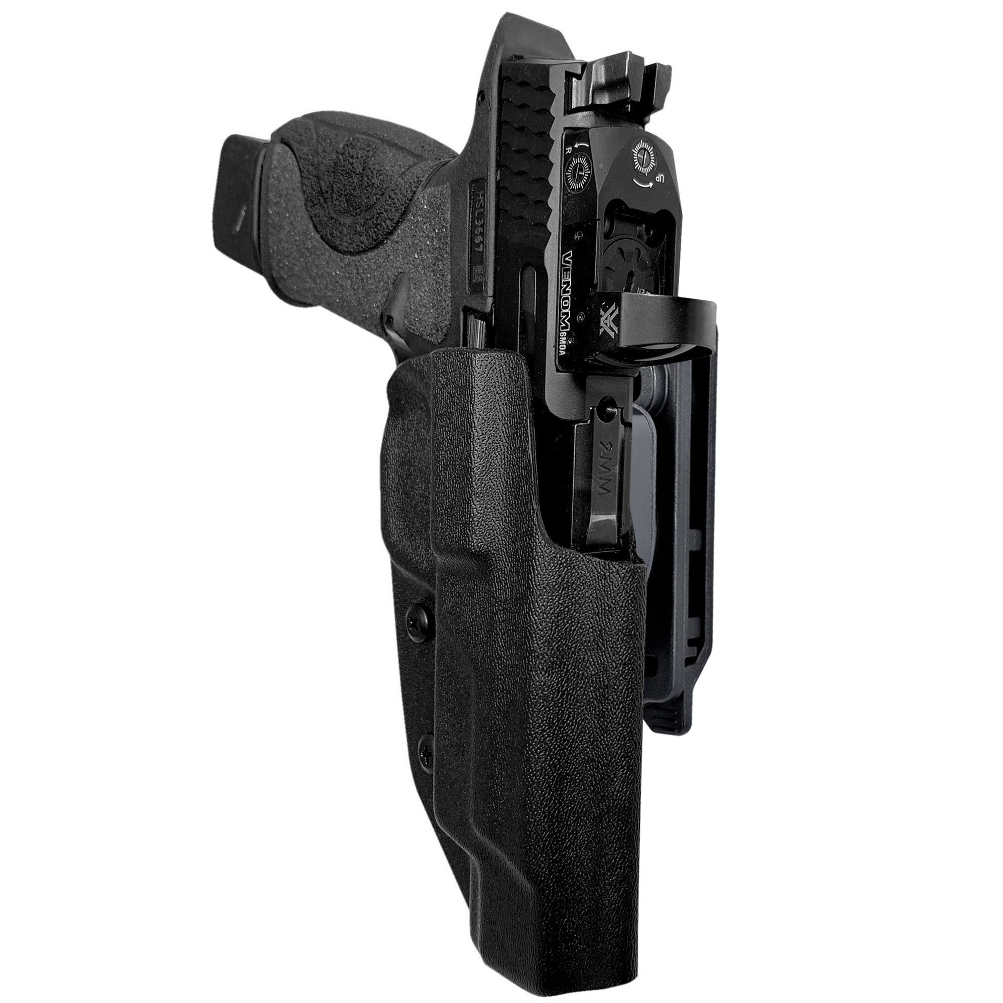 Smith & Wesson M&P9/40 5'' w/ Align Tactical Thumb Rest Quick Release IDPA Holster in Black