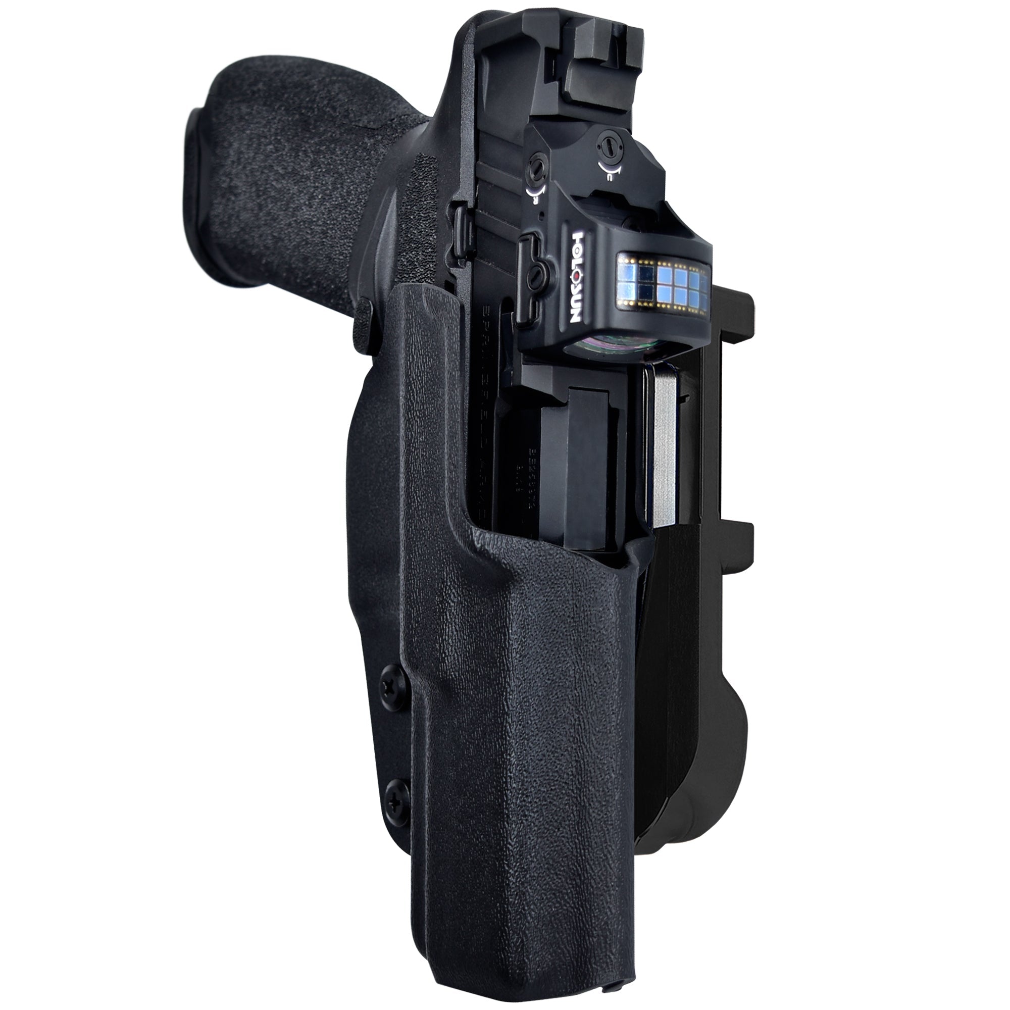 Springfield Echelon IDPA Quick Mount Holster with Black Belt Attachment, Black Holster Shell