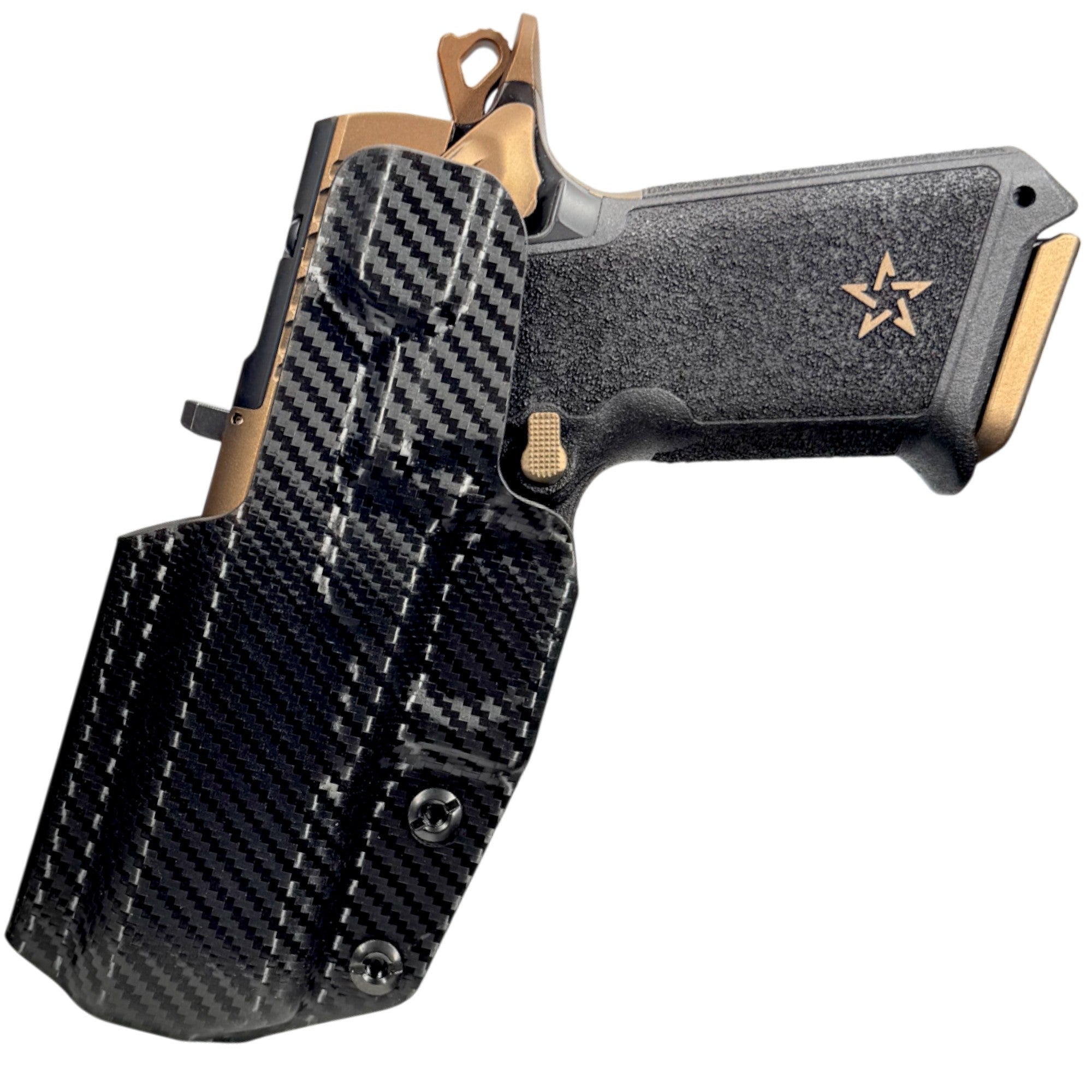 Staccato HD P4 Inside the Waistband Holster in Carbon Fiber - Rear