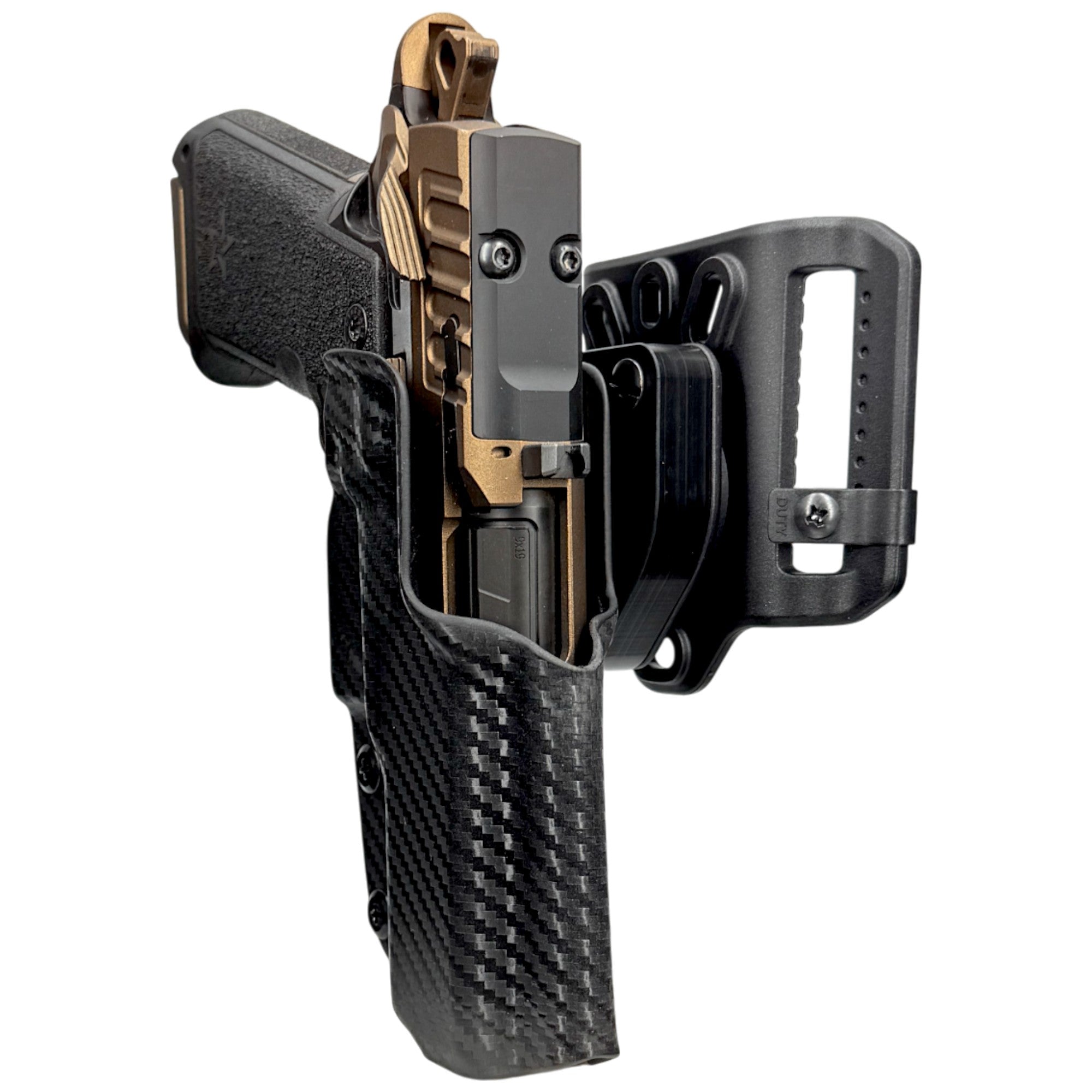 Staccato HD P4 Quick Release Belt Loop Holster in Carbon Fiber