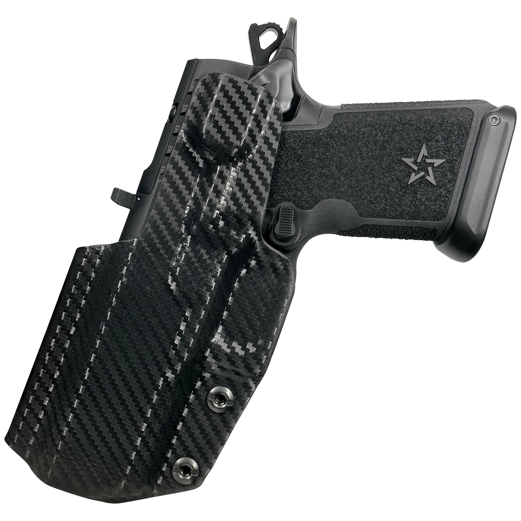 Staccato HD C4X Inside the Waistband Holster in Carbon Fiber - Rear