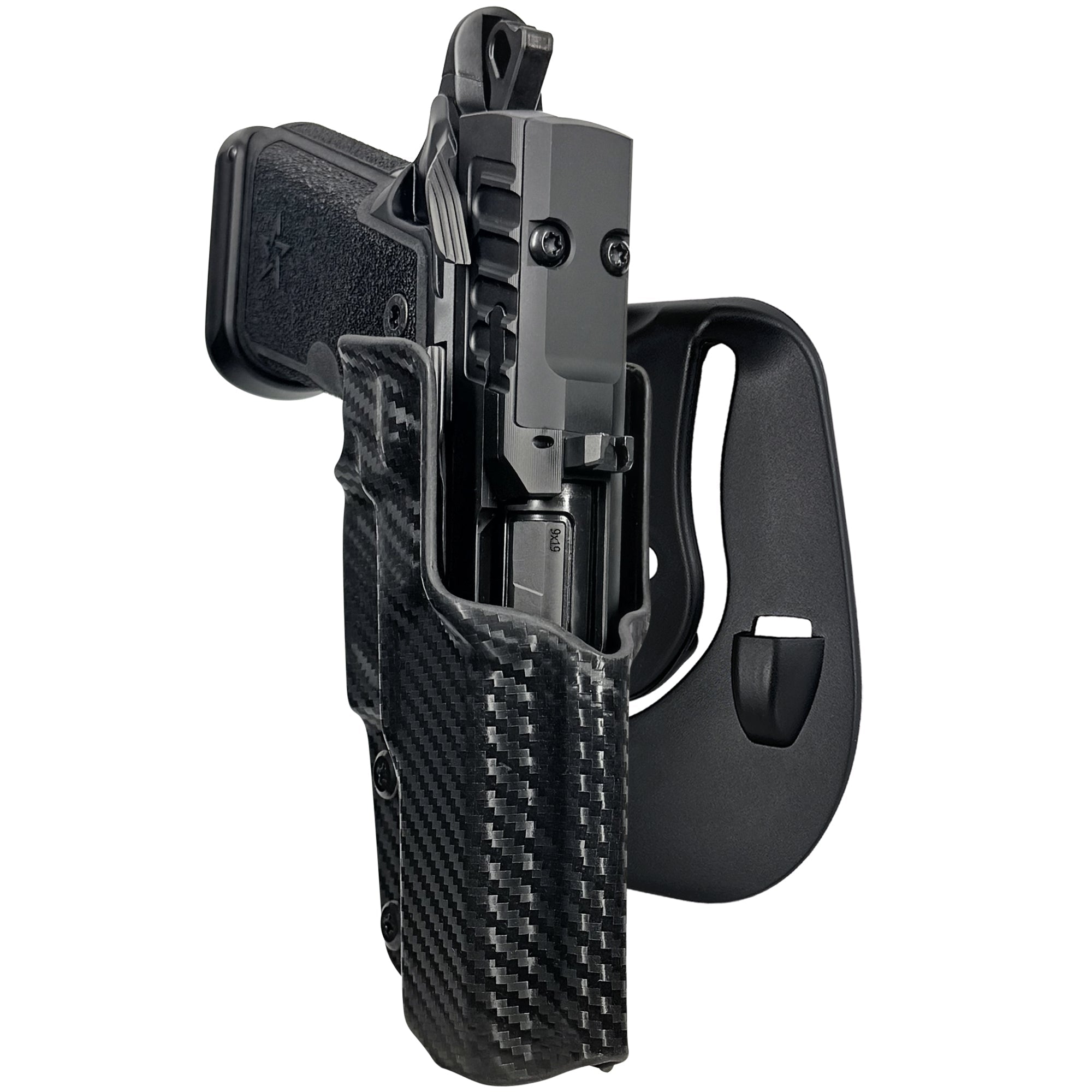 Staccato HD C4X OWB Paddle Holster in Carbon Fiber