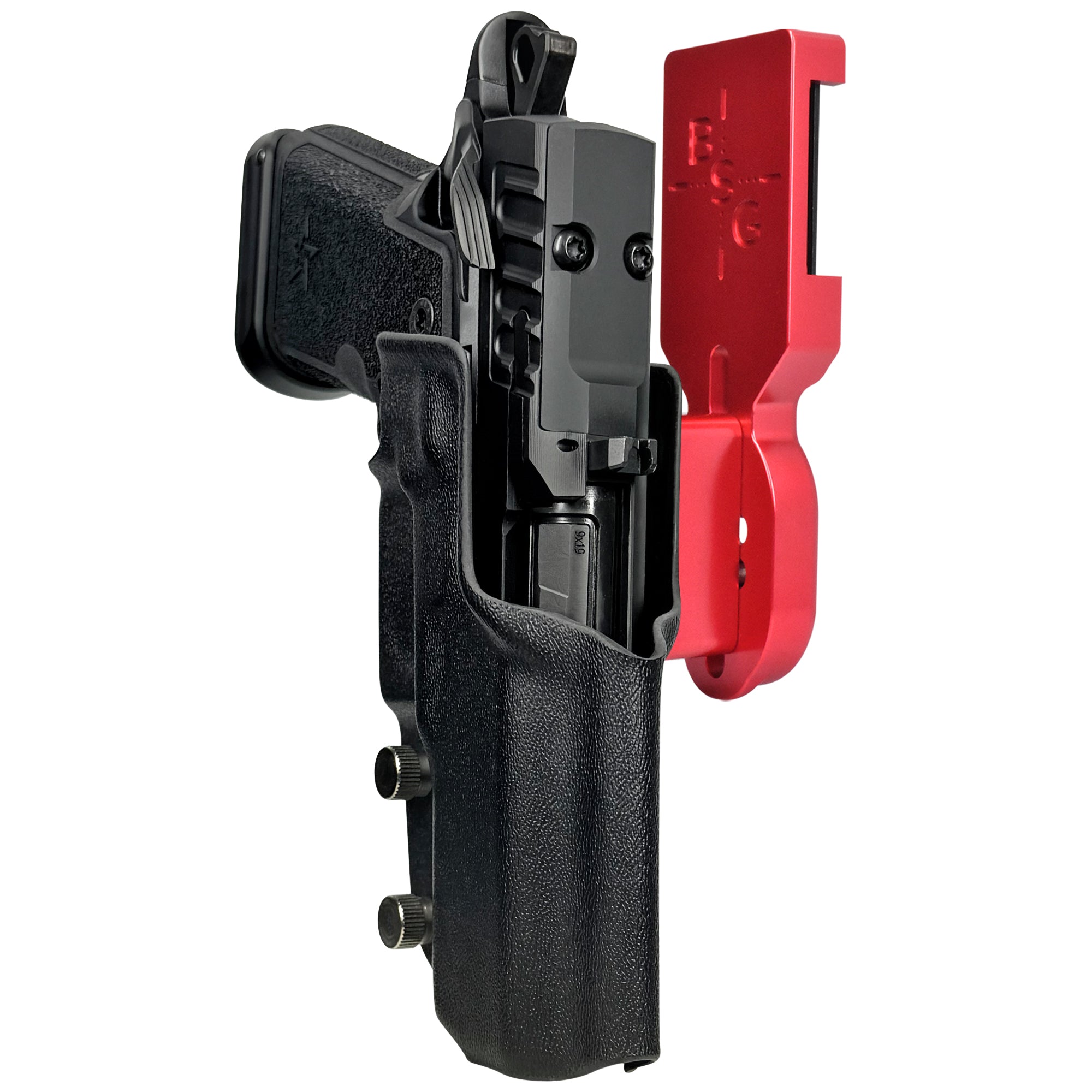 Staccato HD C4X Pro Heavy Duty Competition Holster in Red / Black