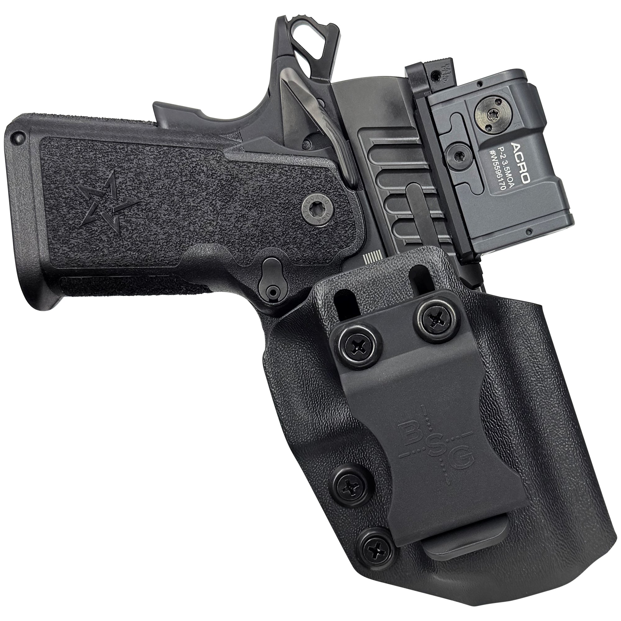 Staccato CS 2024 Inside the Waistband Holster in Black - Front