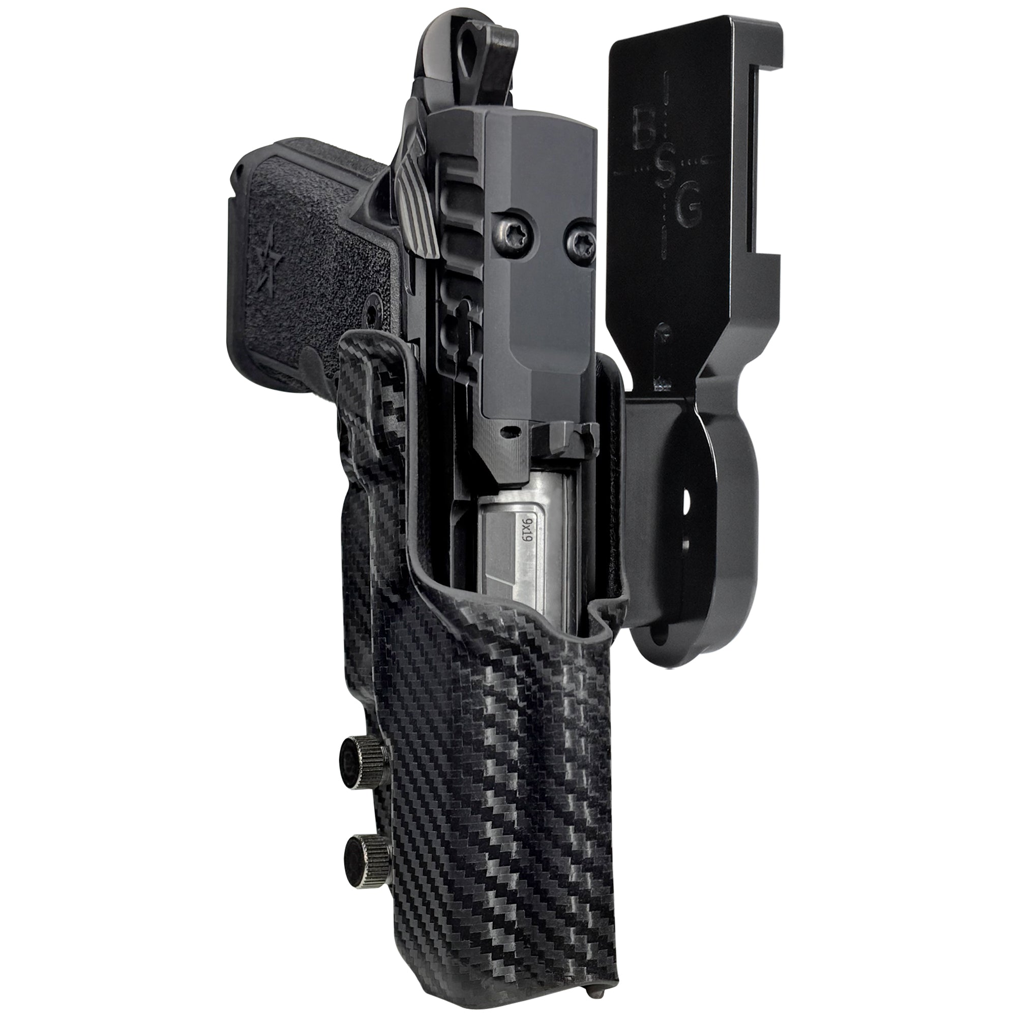 Staccato HD C3.6 Pro Heavy Duty Competition Holster in Black / Carbon Fiber