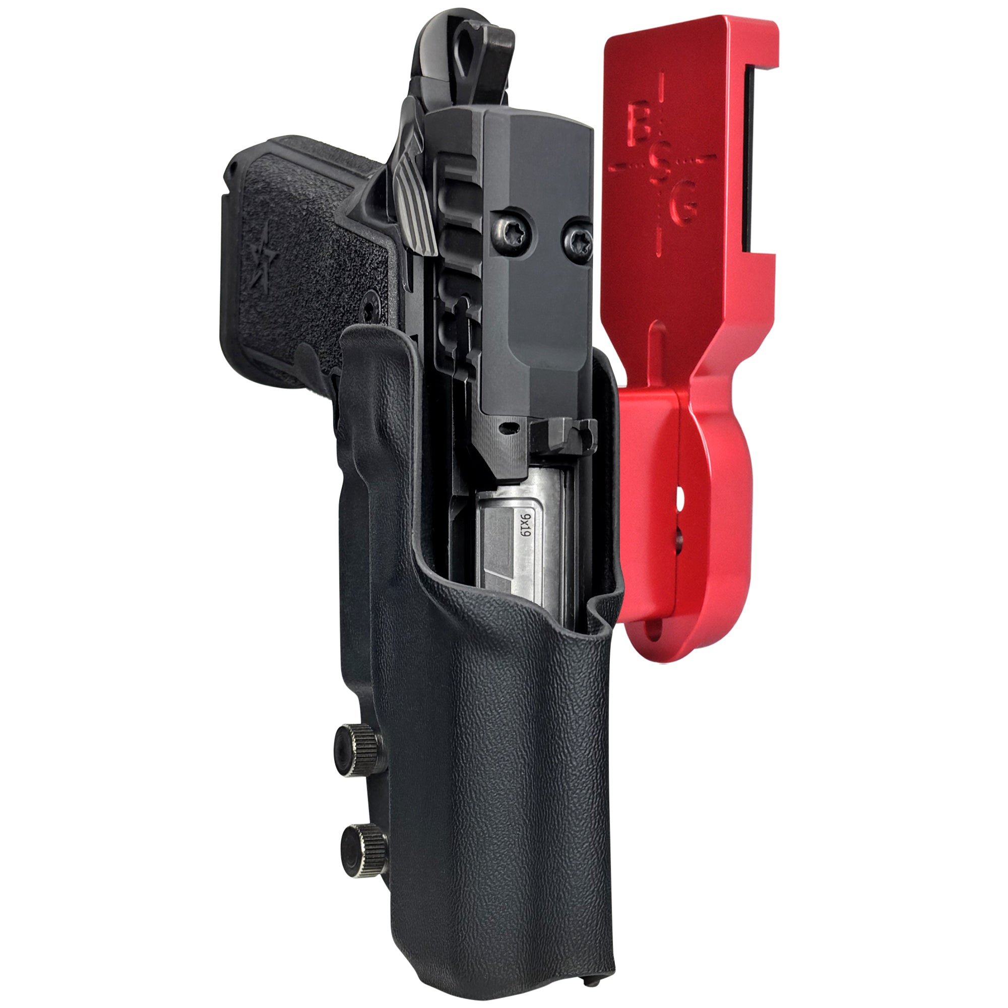 Staccato HD C3.6 Pro Heavy Duty Competition Holster in Red / Black