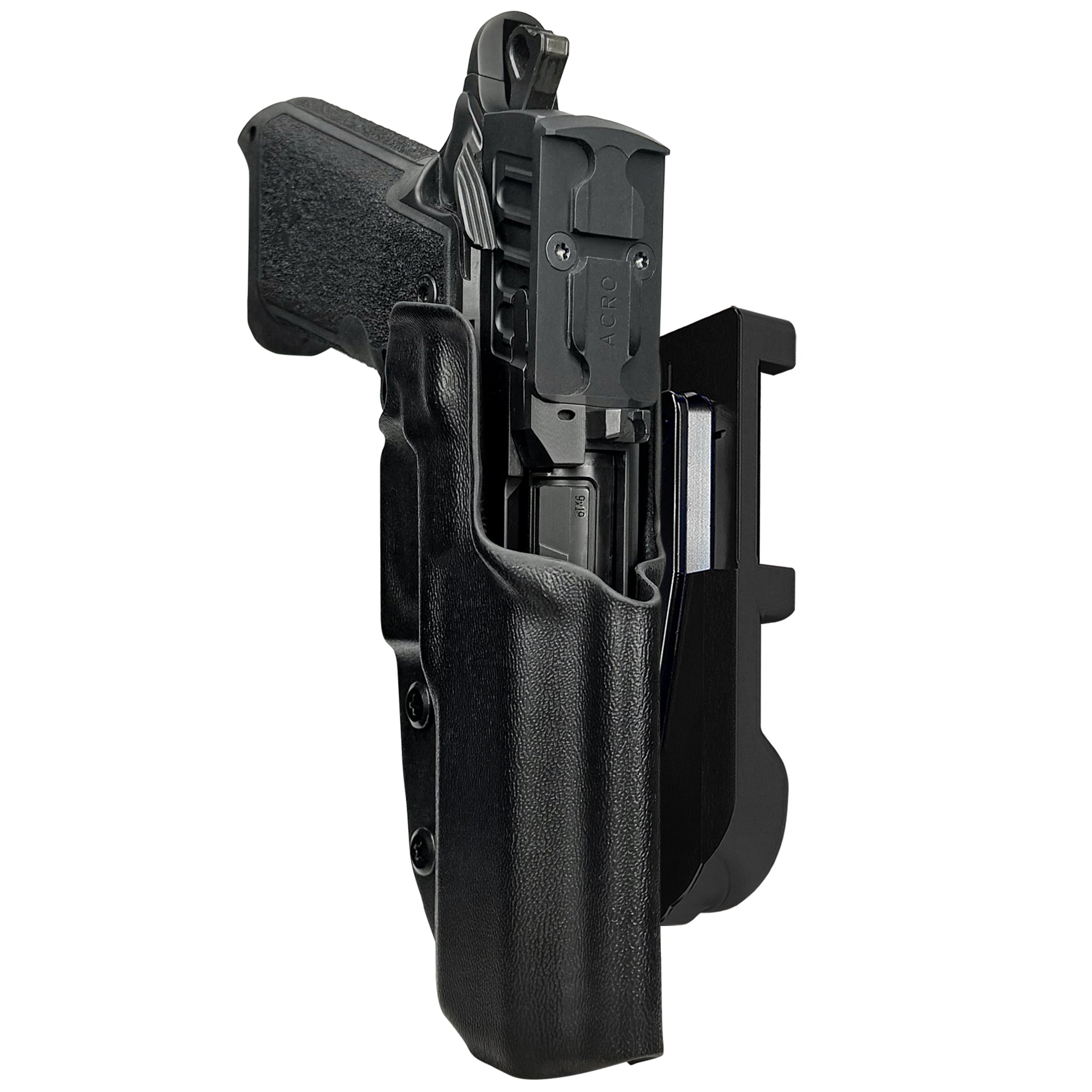 Staccato HD P4.5 IDPA Quick Mount Holster with Black Belt Attachment, Black Holster Shell