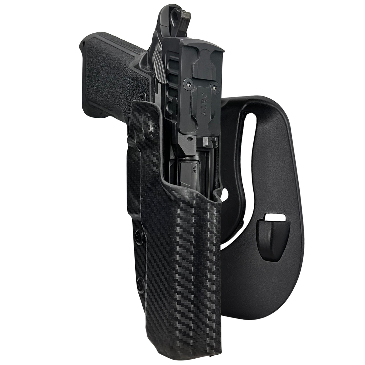 Staccato HD P4.5 OWB Paddle Holster in Carbon Fiber