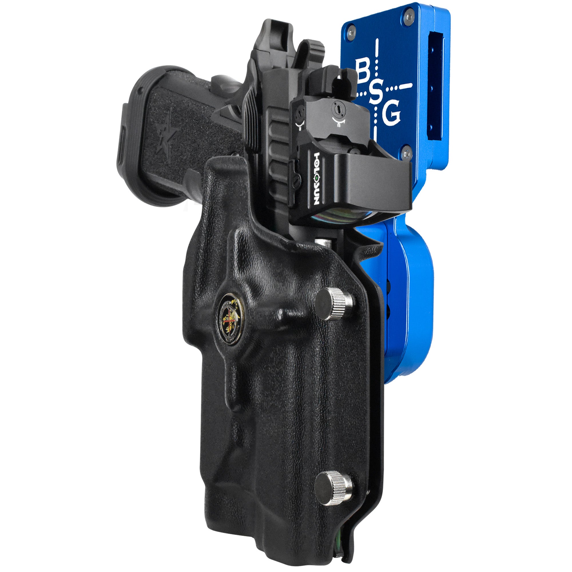 Staccato P w/ Holosun P.ID Pro Heavy Duty Competition Holster in Blue / Black