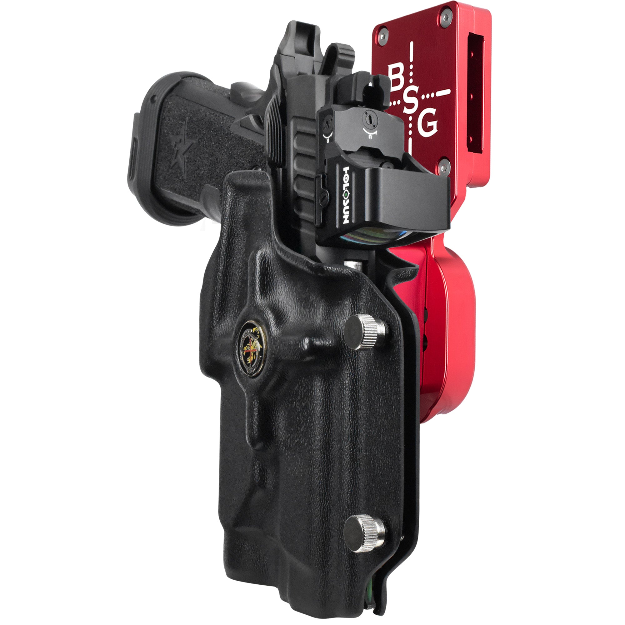 Staccato P w/ Holosun P.ID Pro Heavy Duty Competition Holster in Red / Black