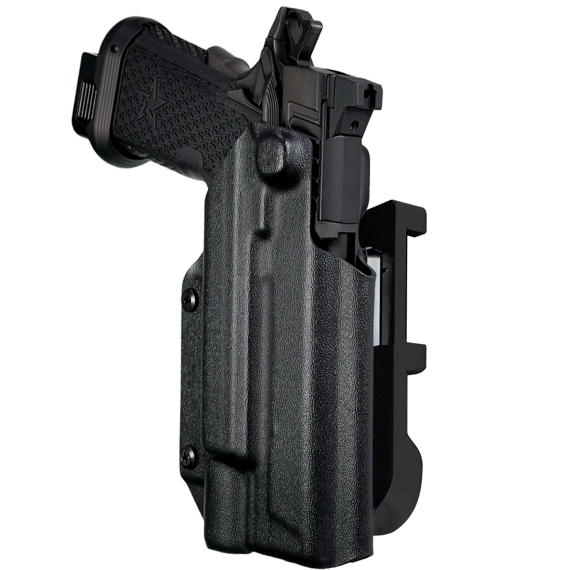 Staccato XC X300U-A IDPA Quick Mount Holster with Black Belt Attachment, Black Holster Shell