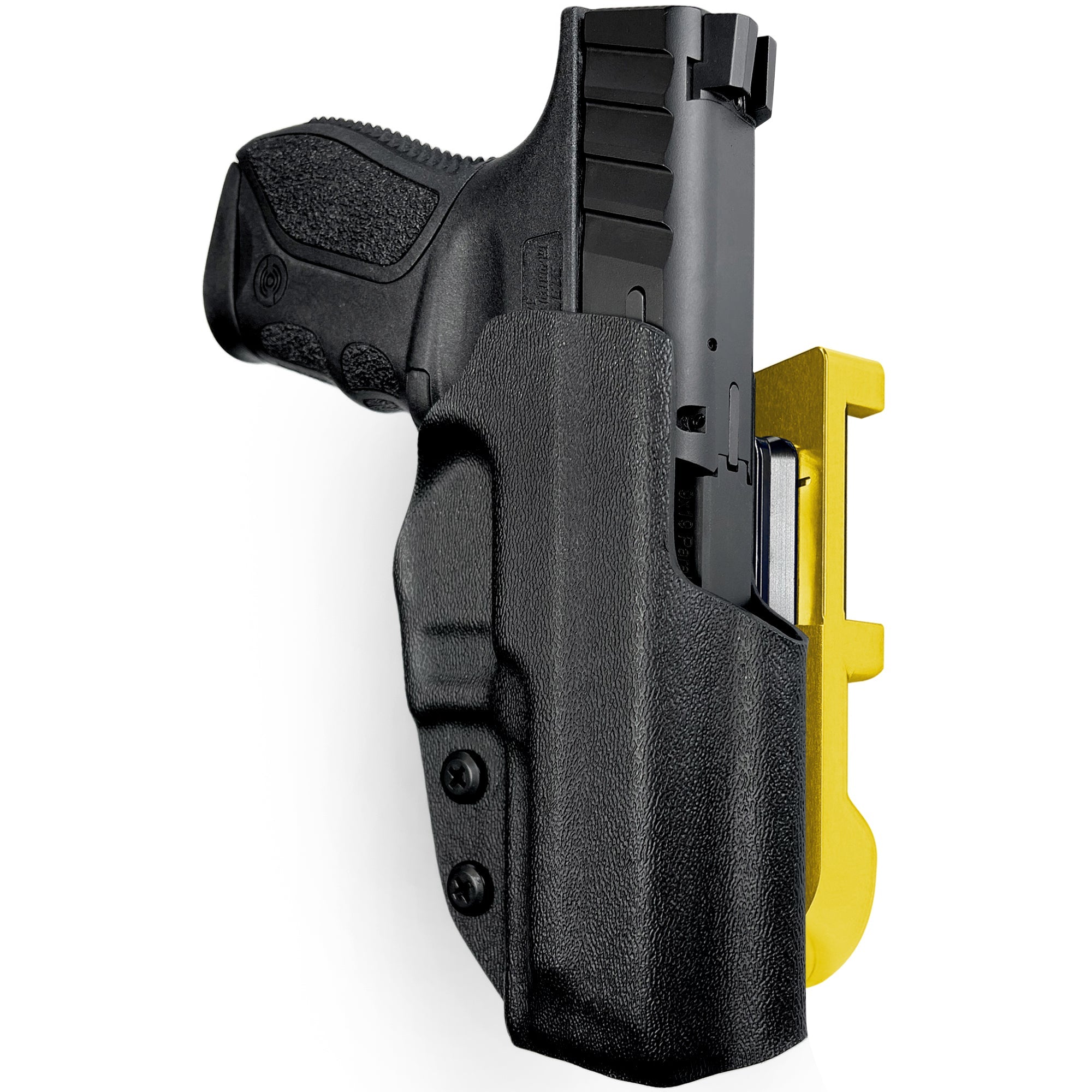 Stoeger STR-9C IDPA Quick Mount Holster with 24K Gold Belt Attachment, Black Holster Shell