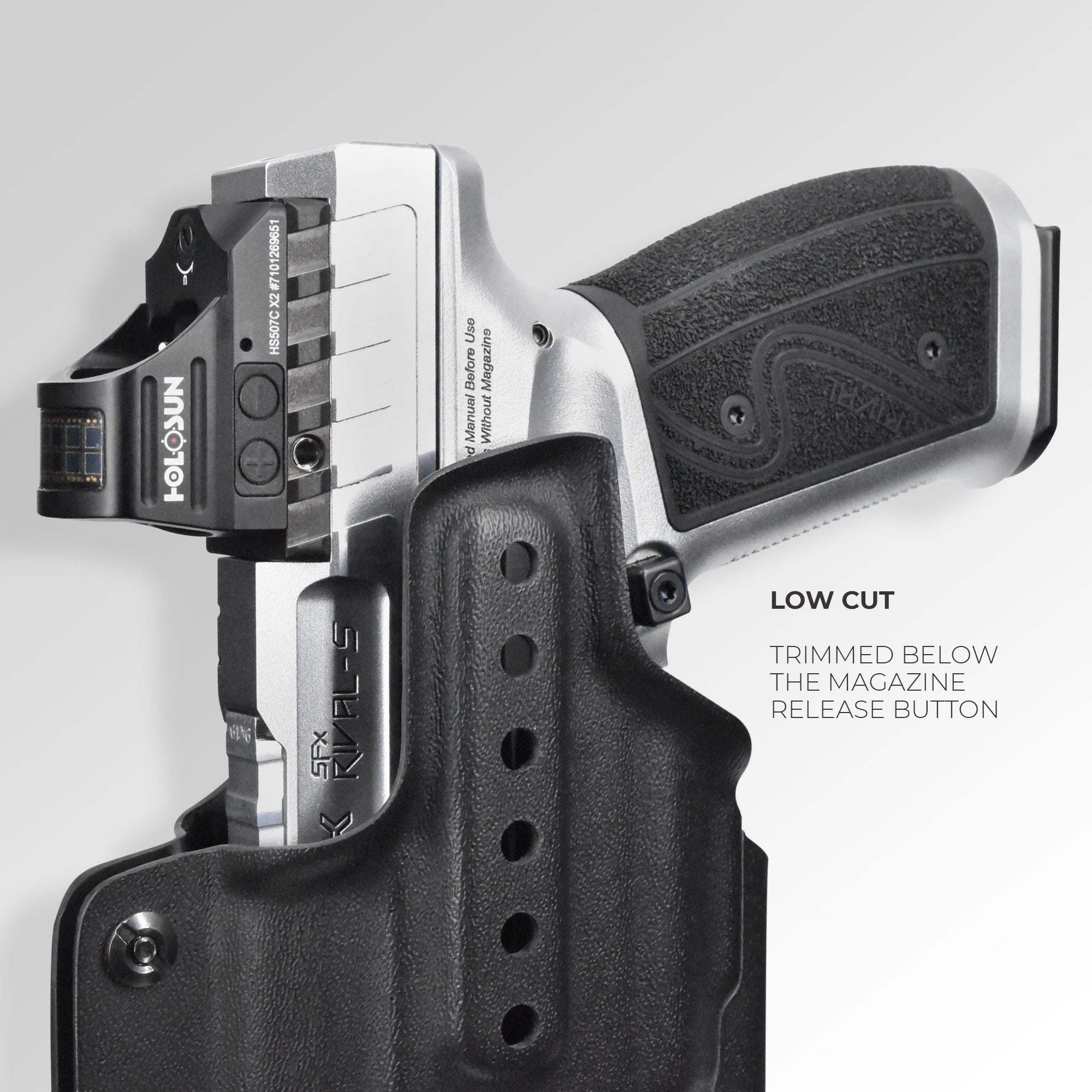 Glock 17, 22, 44, 45 w/ Streamlight TLR-1 HL Quick Release Belt Loop Holster