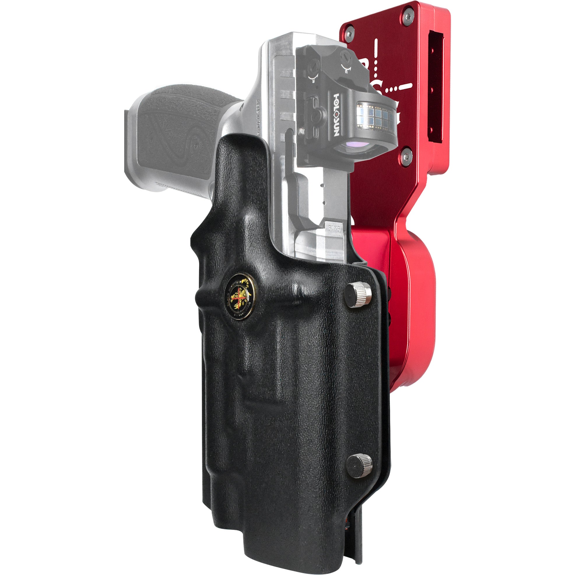 CZ Shadow 2 w/ Streamlight TLR-1 HL Pro Heavy Duty Competition Holster - Red on Black