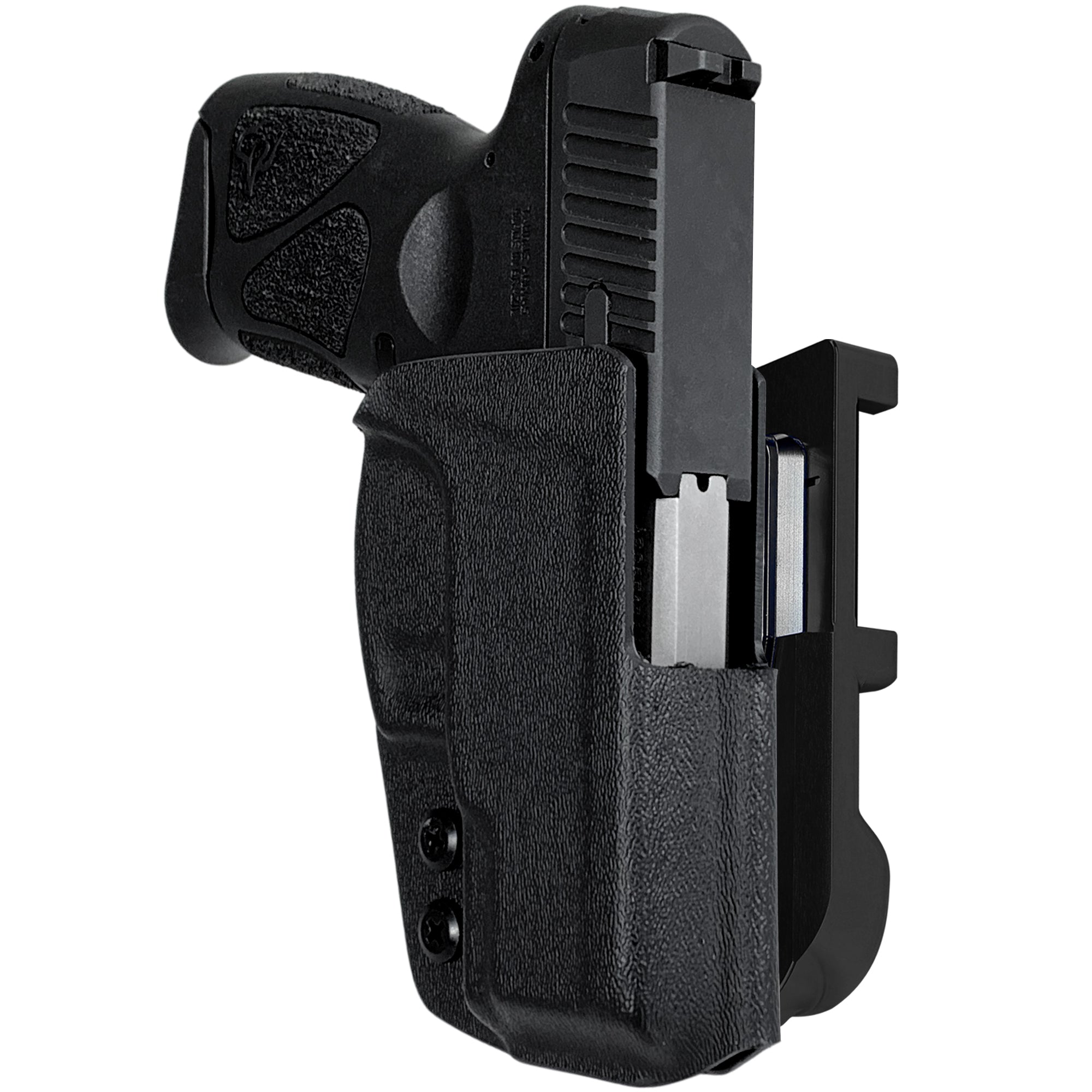 Taurus G3C IDPA Quick Mount Holster with Black Belt Attachment, Black Holster Shell