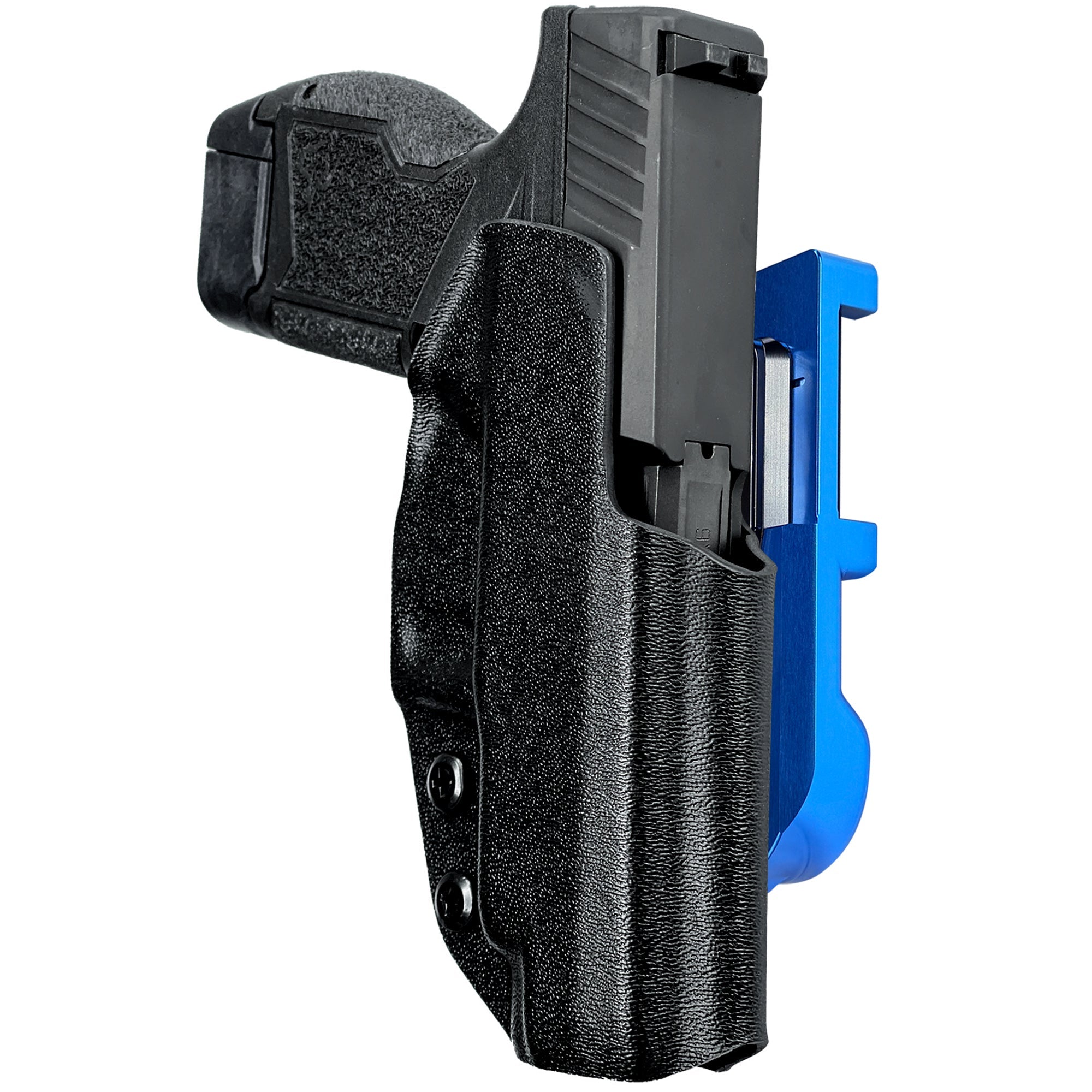 Taurus GX4 IDPA Quick Mount Holster with Blue Belt Attachment, Black Holster Shell