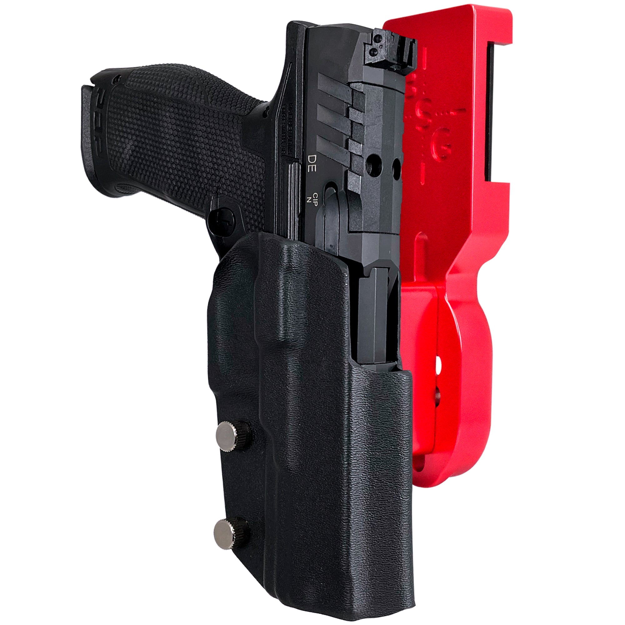 Walther PDP 4'' Pro Heavy Duty Competition Holster in Red / Black