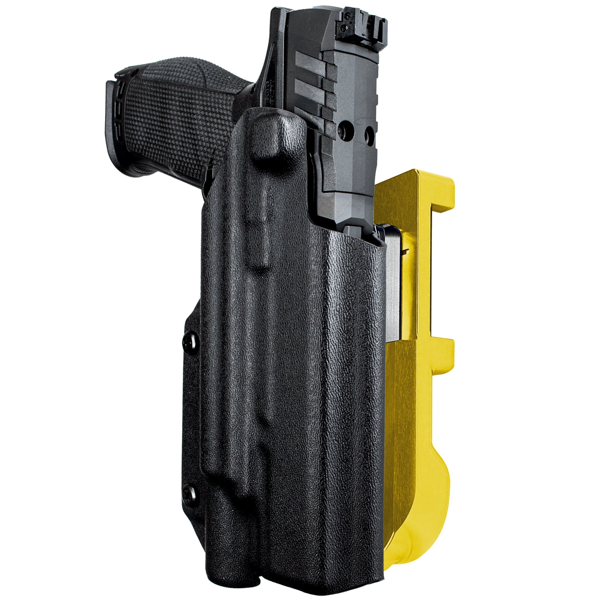 Walther PDP 5'' X300U-A IDPA Quick Mount Holster with 24K Gold Belt Attachment, Black Holster Shell