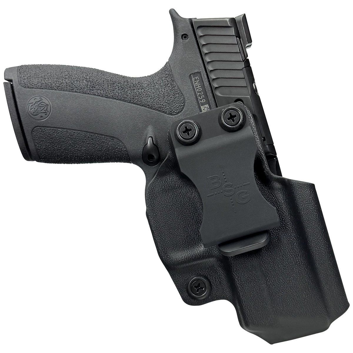Kydex Trigger Guard For S&W M&P Shield .45 - Ambidextrous, Black, Handmade In USA