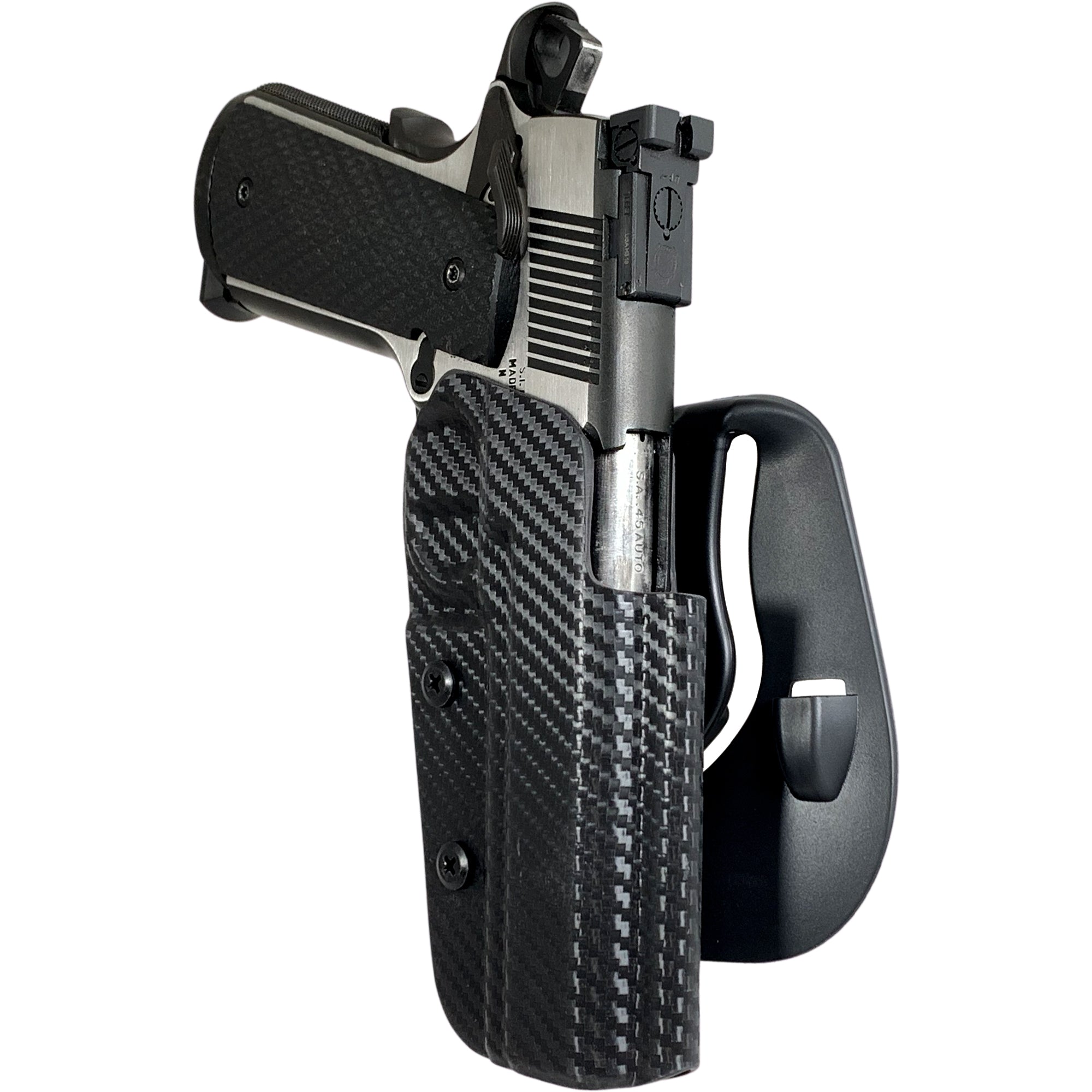 1911 4.25'' w/o Rail OWB Paddle Holster