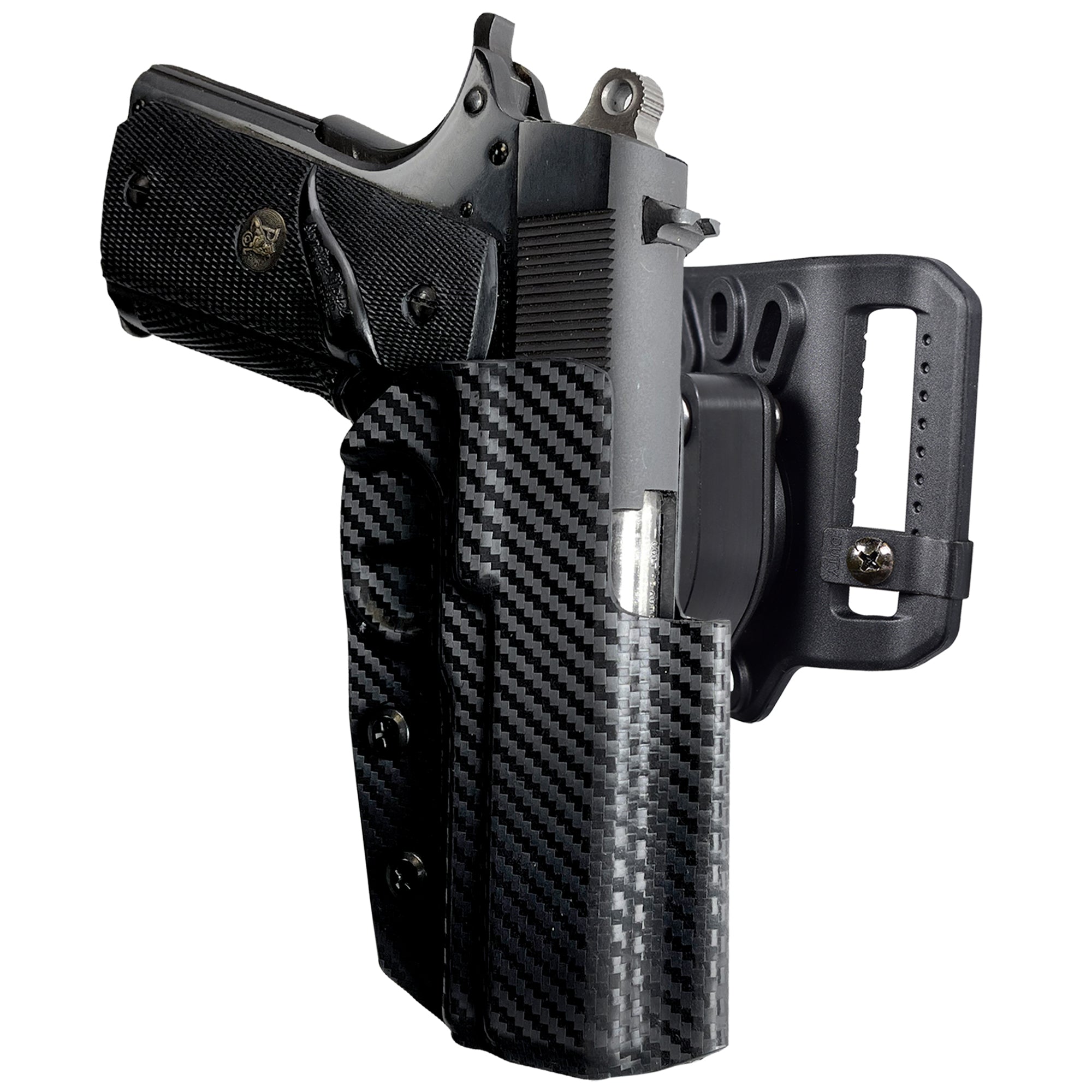 Quick Release Belt Loop Holster in Carbon Fiber