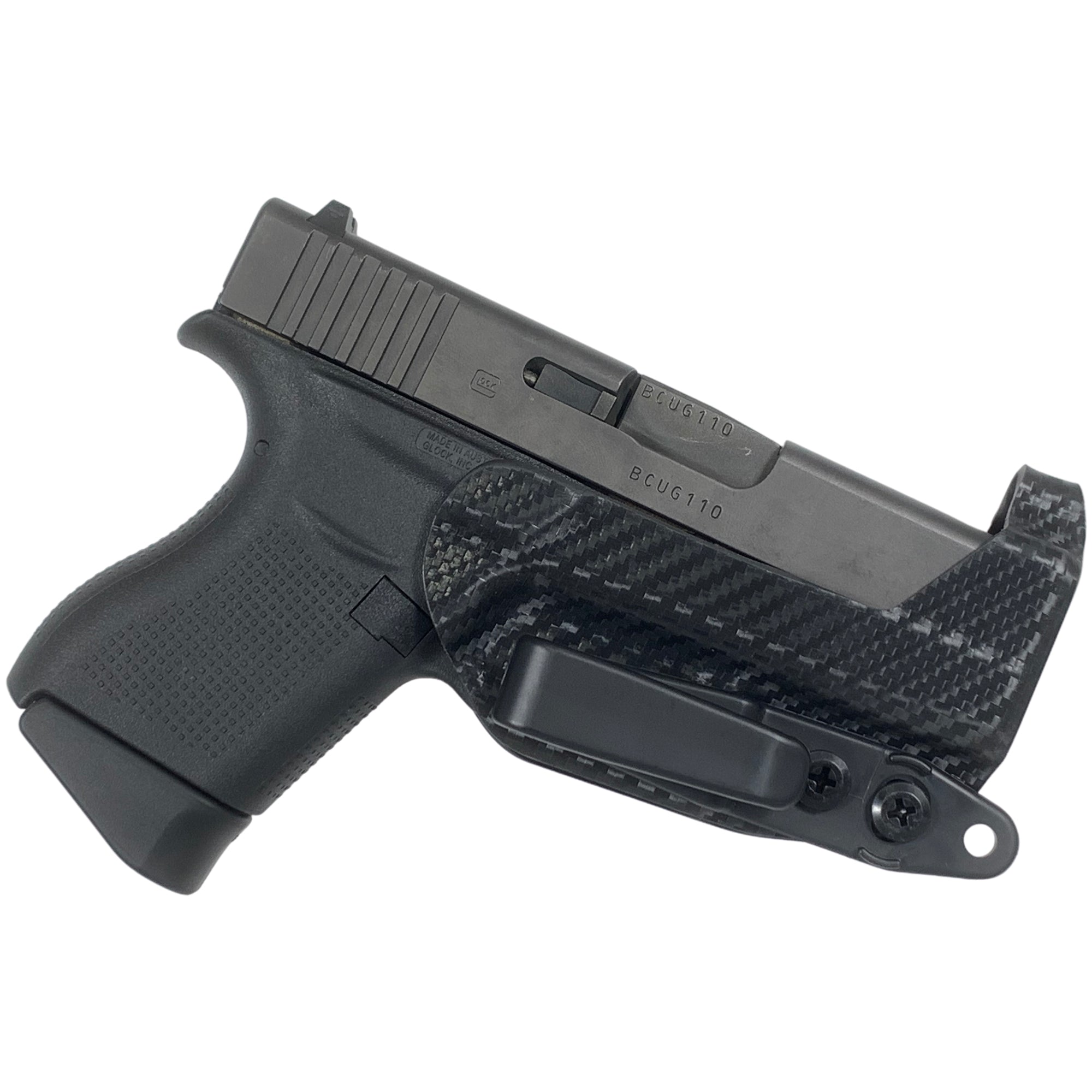 Glock 43, 43X Trigger Guard Tuckable Holster
