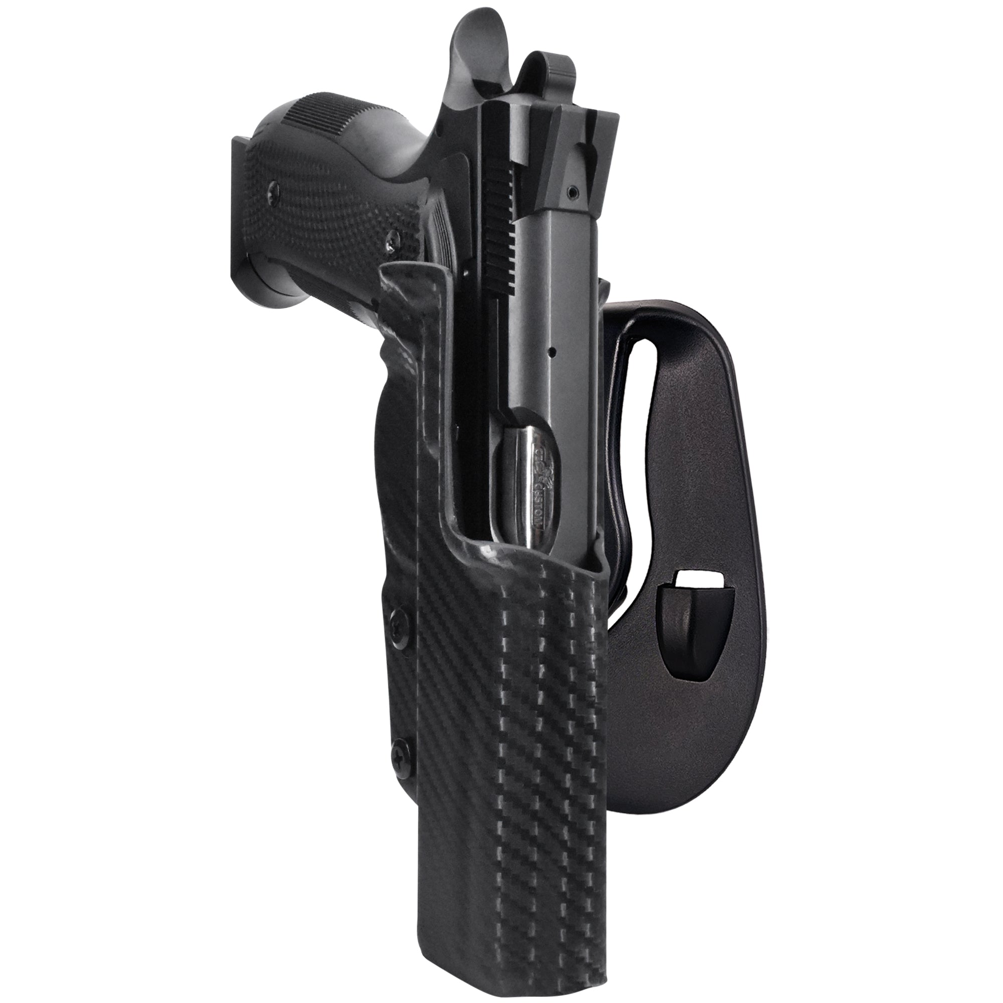 CZ A01-LD OWB Paddle Holster in Carbon Fiber