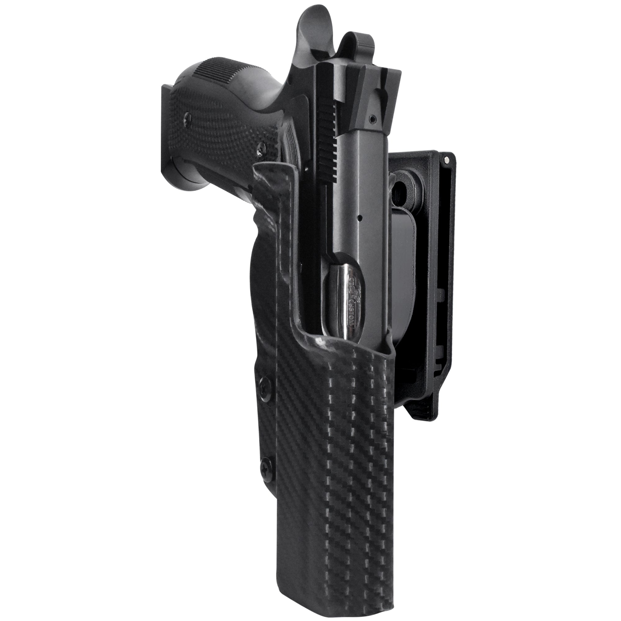 CZ A01-LD Quick Release IDPA Holster in Carbon Fiber