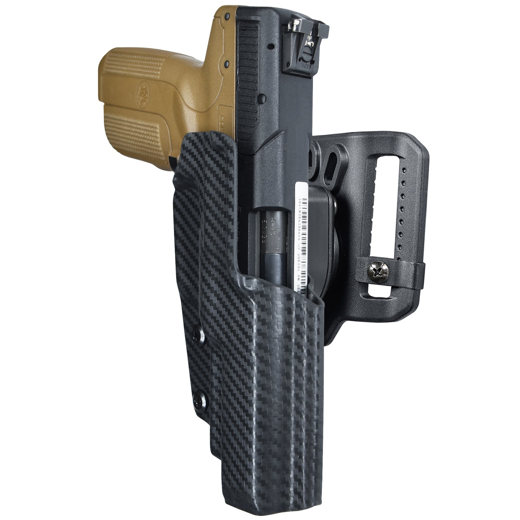 Quick Release Belt Loop Holster in Carbon Fiber