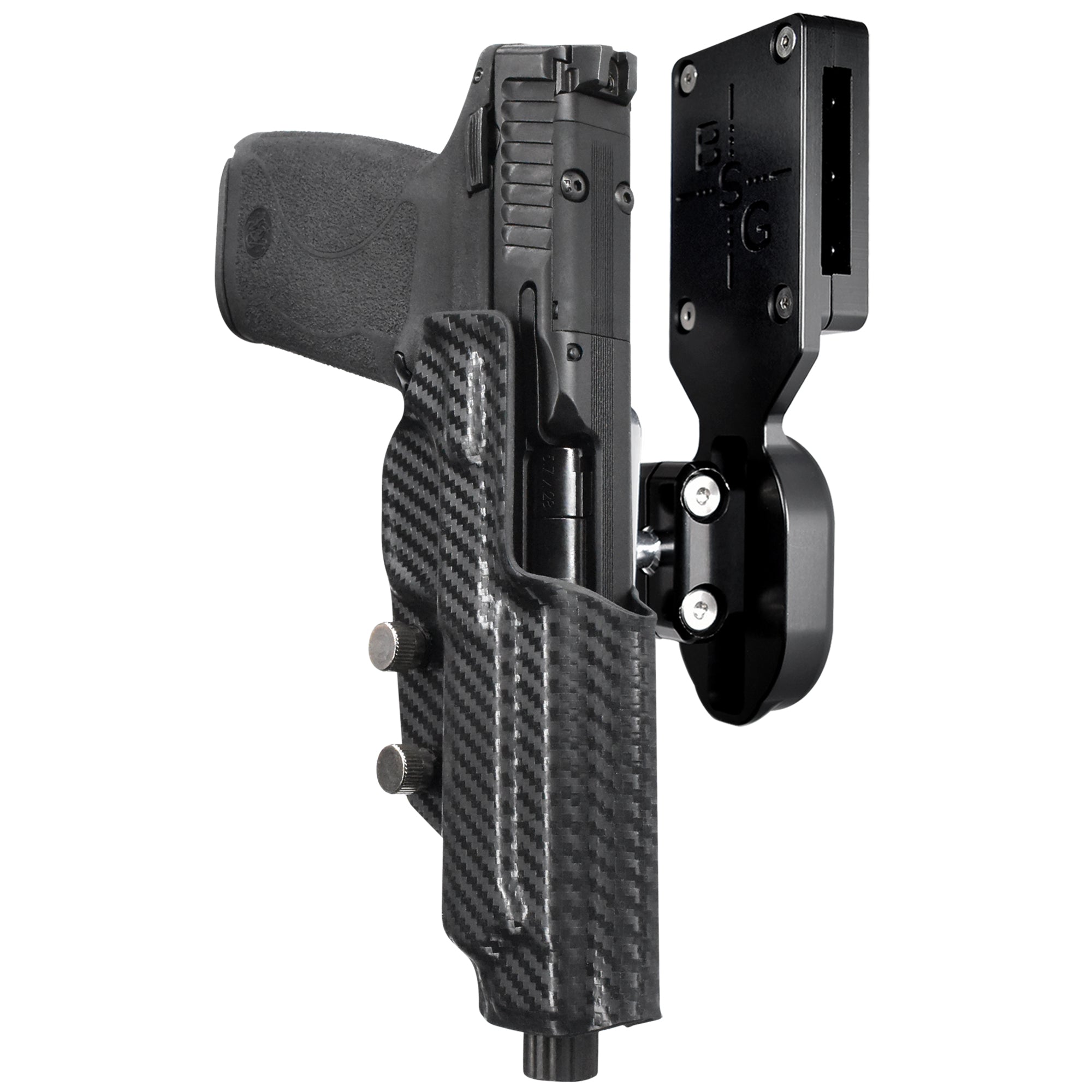 Smith and Wesson M&P 5.7 Pro Ball Joint Competition Holster in Carbon Fiber