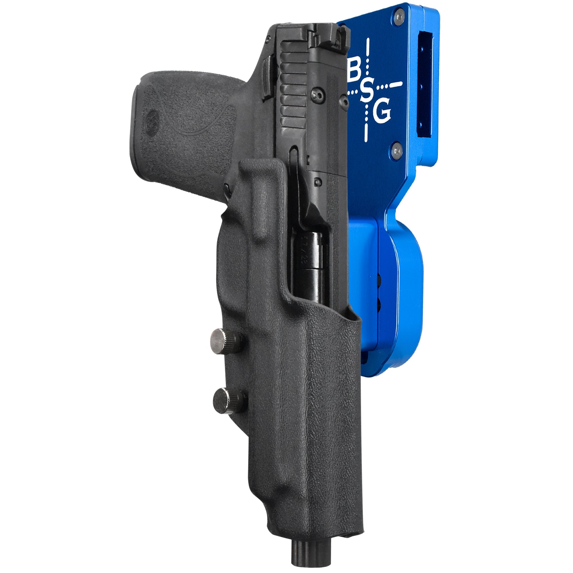Smith and Wesson M&P 5.7 Pro Heavy Duty Competition Holster in Blue / Black