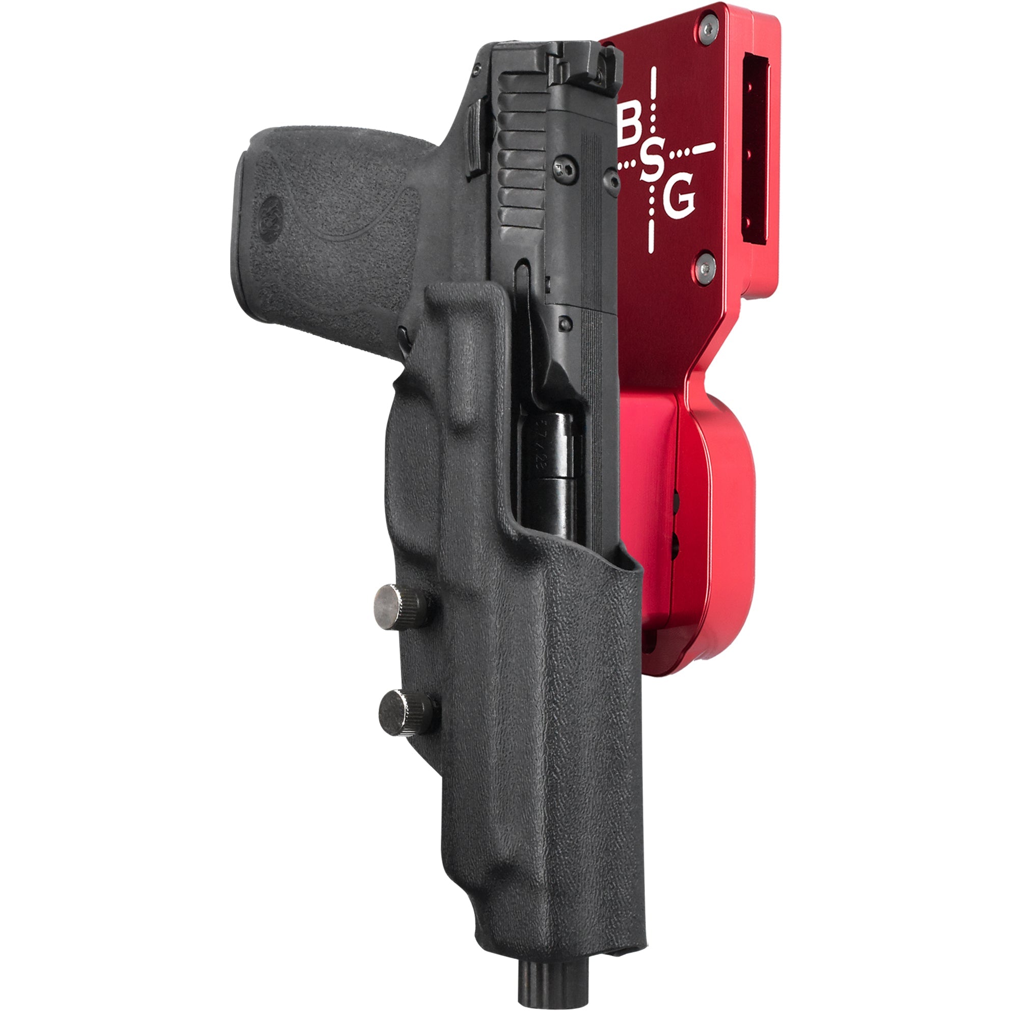 Smith and Wesson M&P 5.7 Pro Heavy Duty Competition Holster in Red / Black