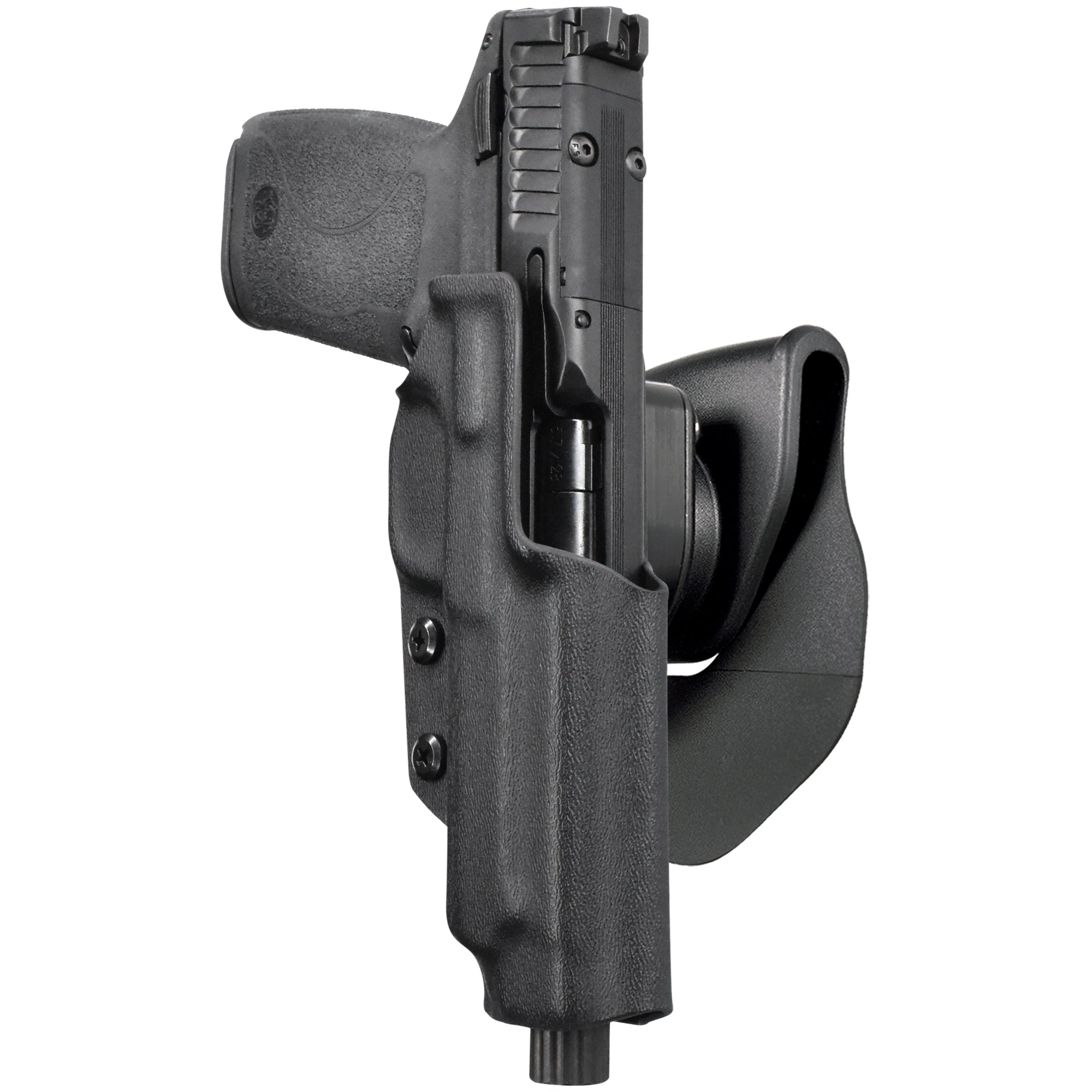 Smith and Wesson M&P 5.7 OWB Quick Release Paddle Holster in Black