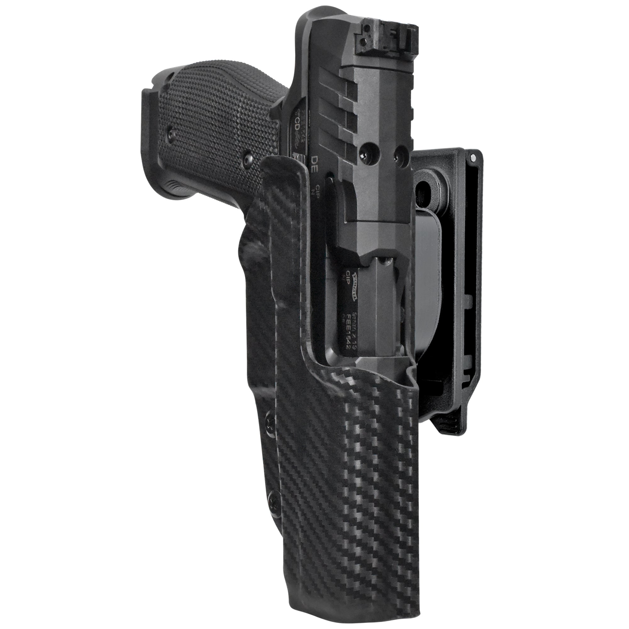 Quick Release IDPA Holster in Carbon Fiber