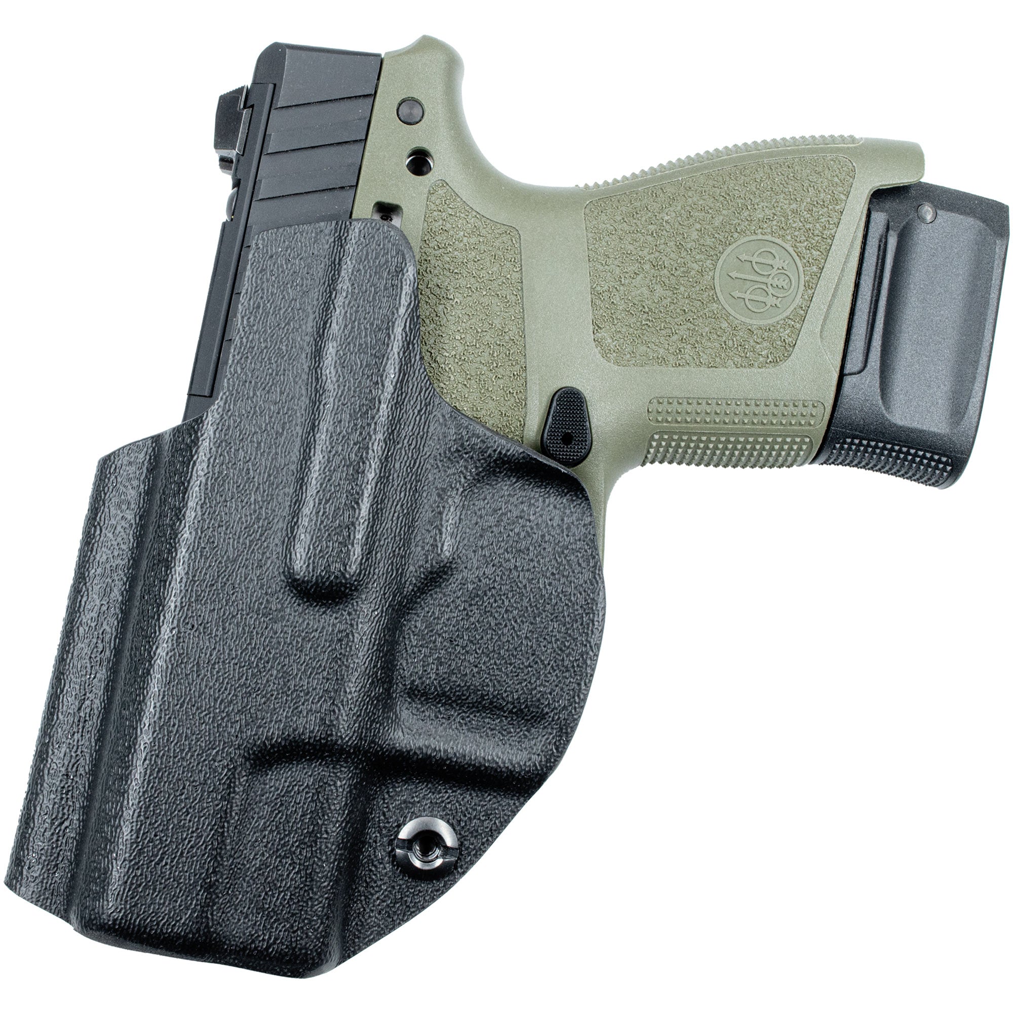 WHOLEGUNS IWB Tuckable Holster For Beretta APX A1 Carry – Red Dot Ready With Integrated Claw – Right Hand