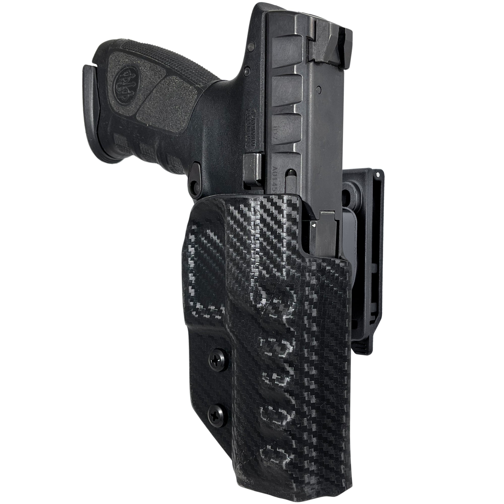 OWB Quick Release IDPA Holster in Carbon Fiber