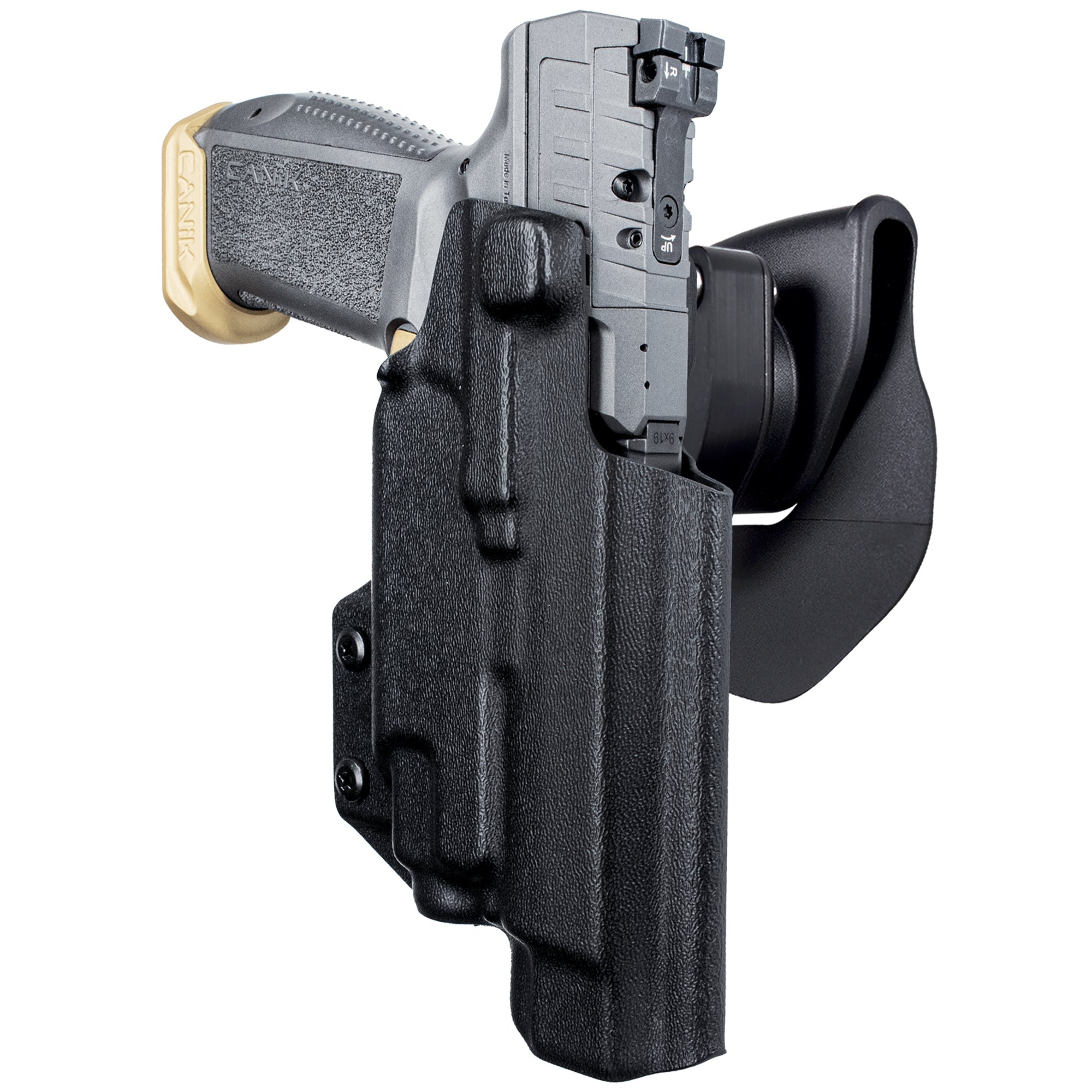 Canik SFx Rival w/ TLR-7/TLR-8 OWB Quick Release Paddle Holster