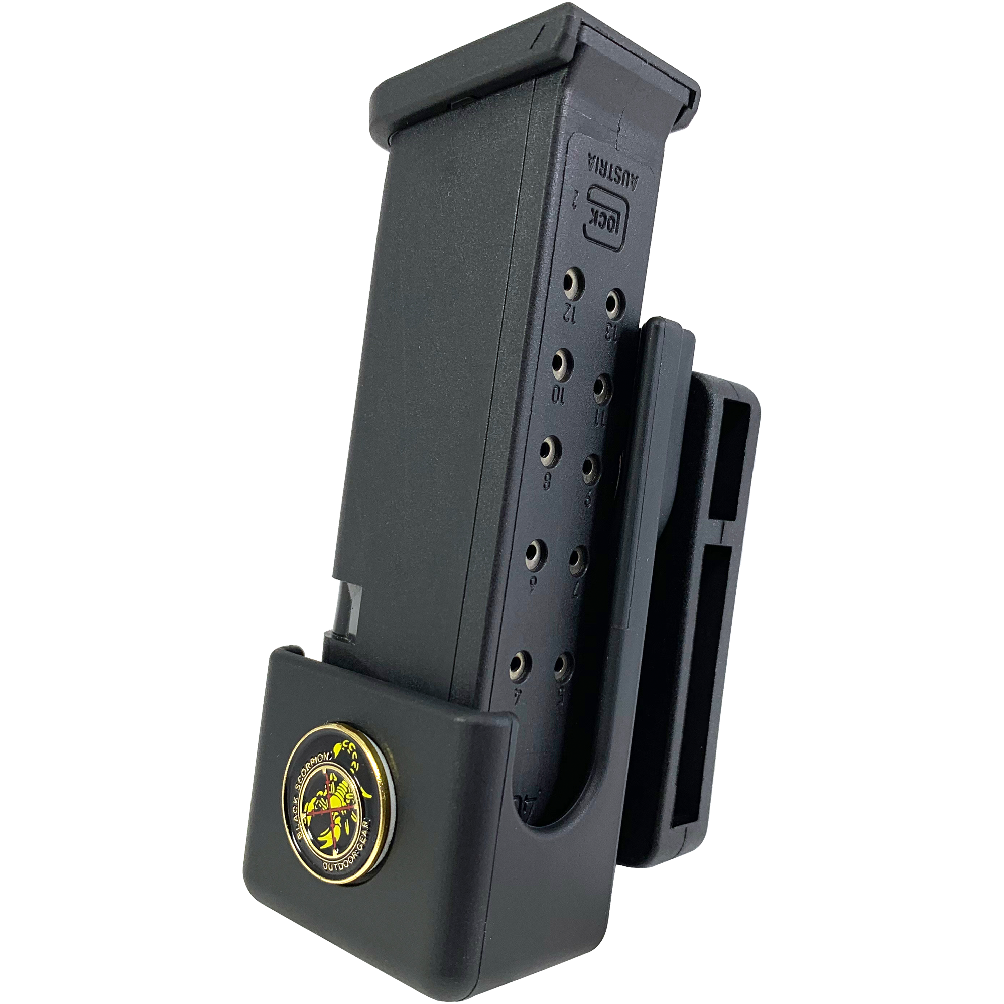 Single/Double Stack Competition Magnetic Magazine Pouch