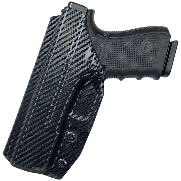 Left Hand TEGE Tactical Holster For Glock 17 22 31 32 19 – Paddle/Belt – Gen 1-5