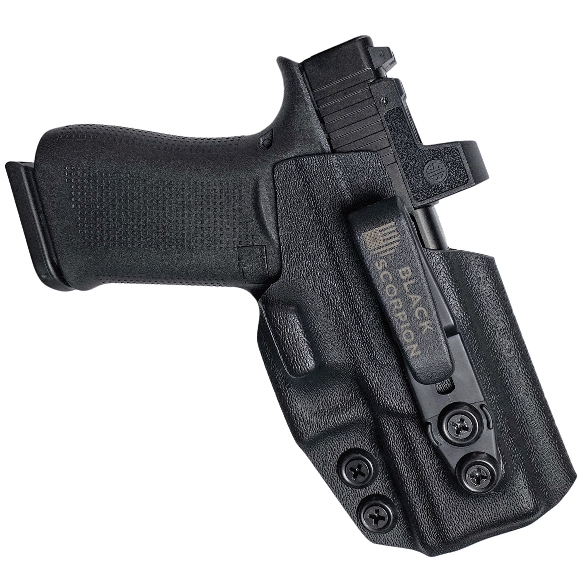 Glock 43X MOST Holster IWB Belt Wing Tuckable