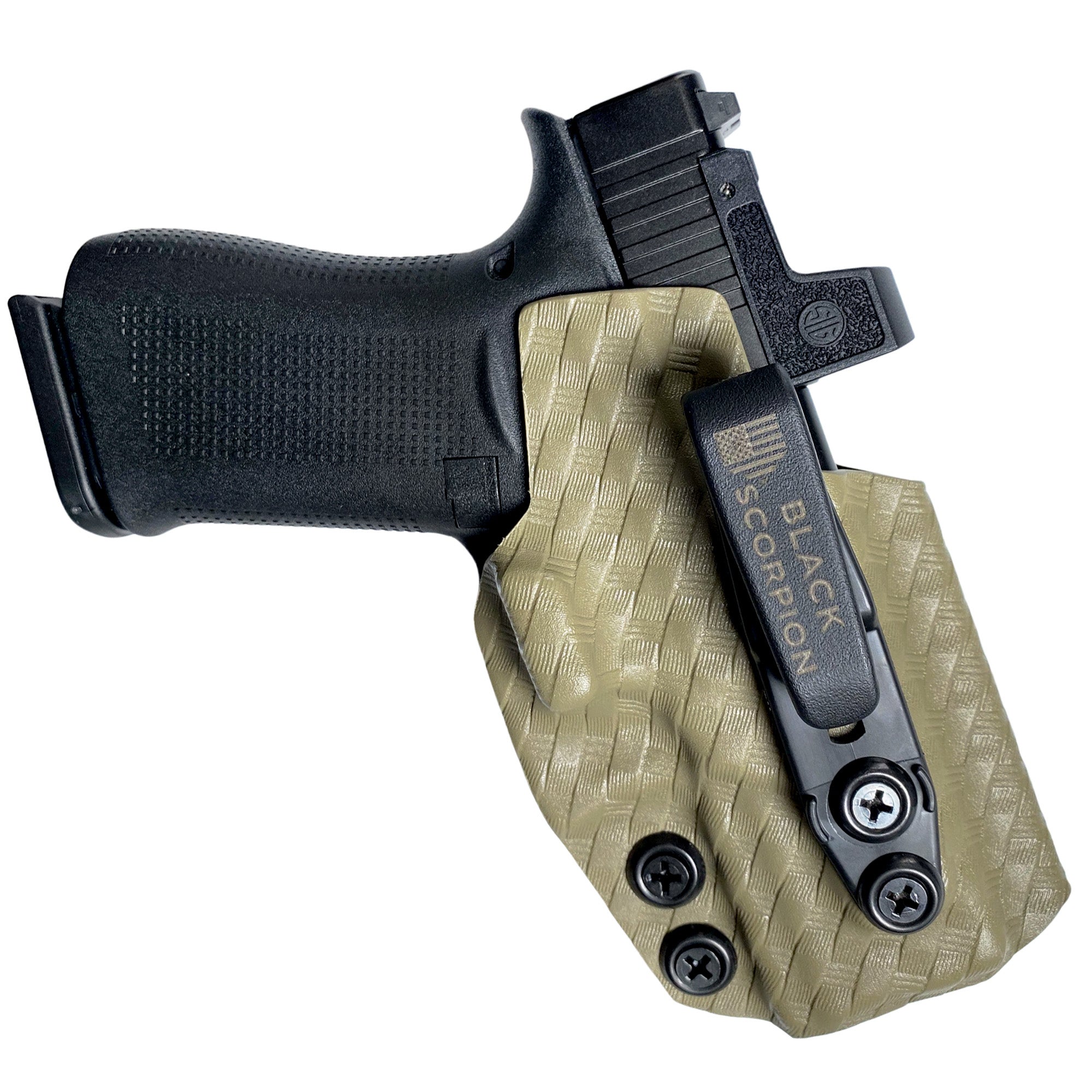 Glock 43X MOS IWB Belt Wing Tuckable Holster