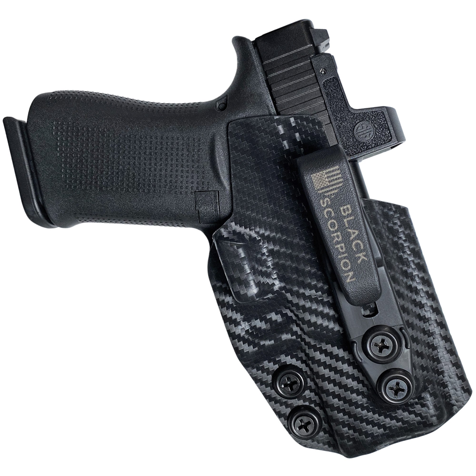 Glock 43X MOS IWB Belt Wing Tuckable Holster