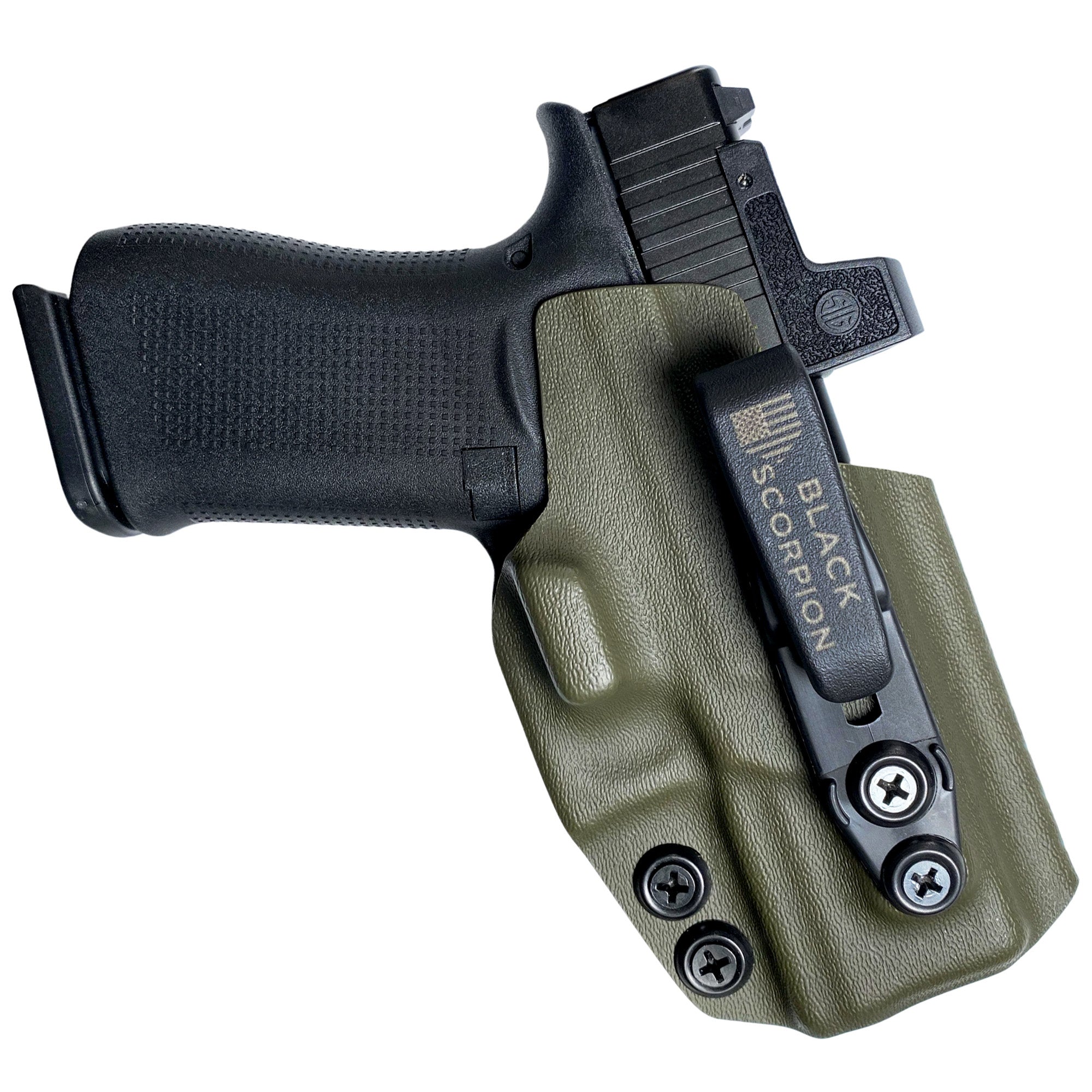 Glock 43X MOS IWB Belt Wing Tuckable Holster
