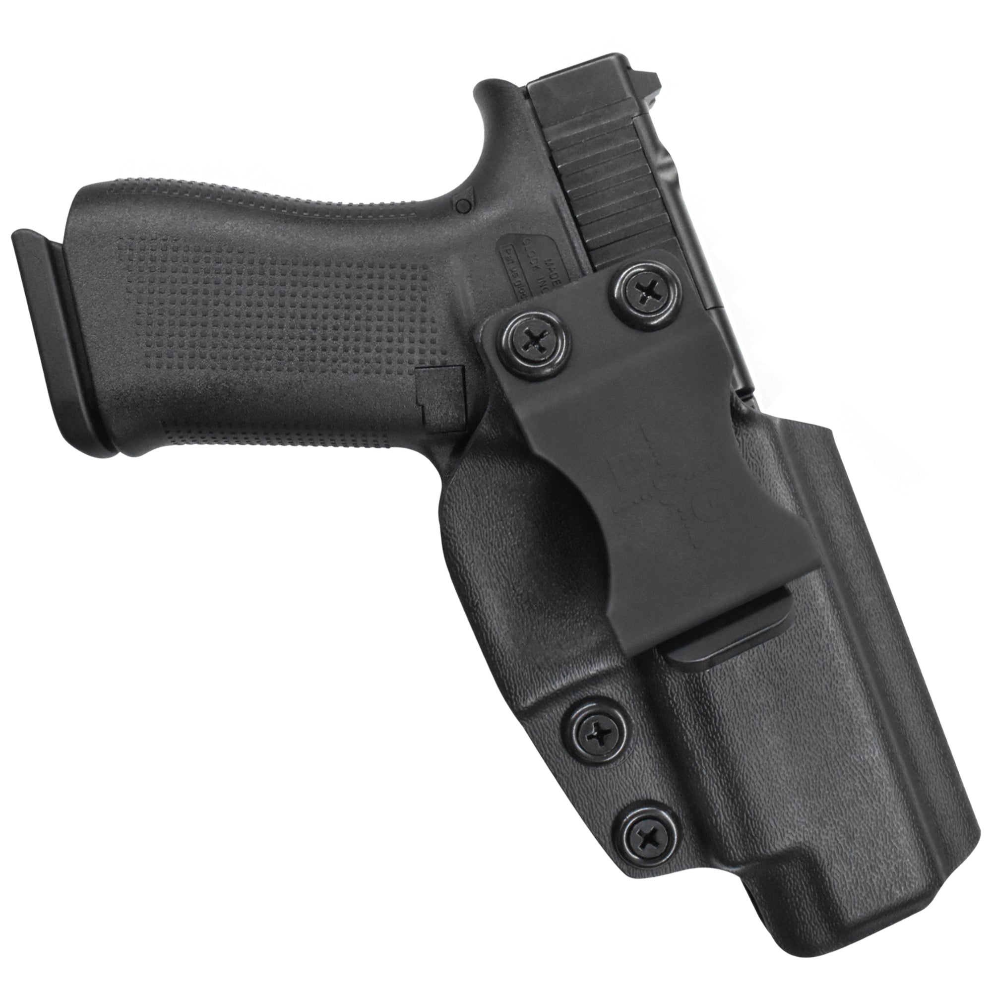 Glock 48 MOS IWB Sweat Guard Holster in Black - Front
