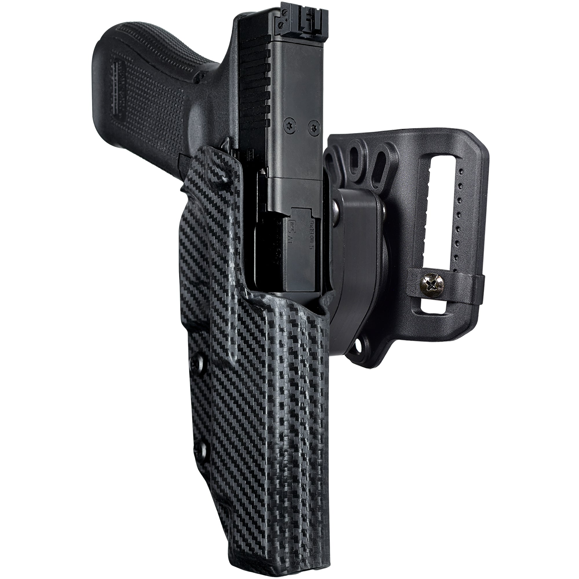 Quick Release Belt Loop Holster in Carbon Fiber