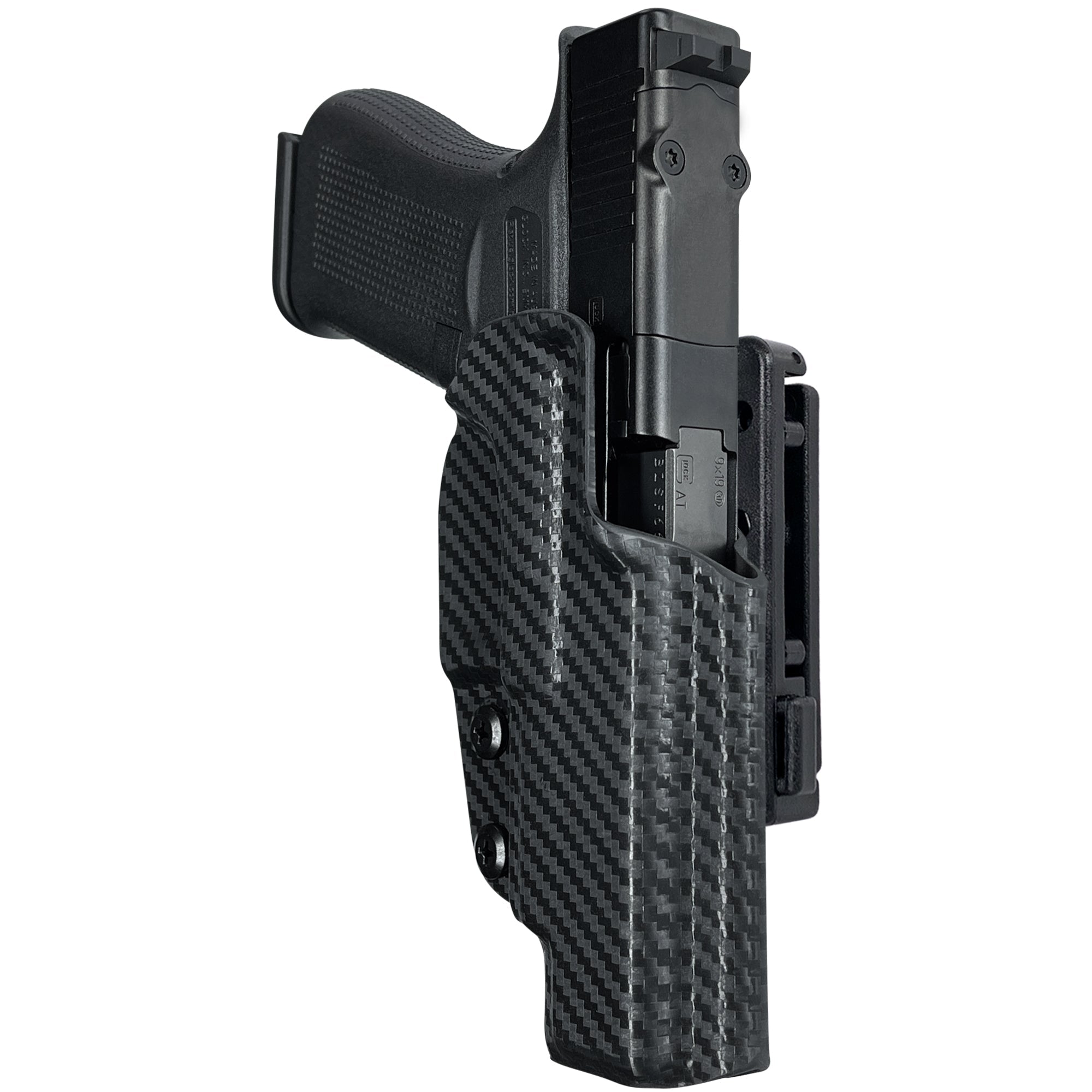 Glock 48 MOS Pro IDPA Competition Holster in Carbon Fiber