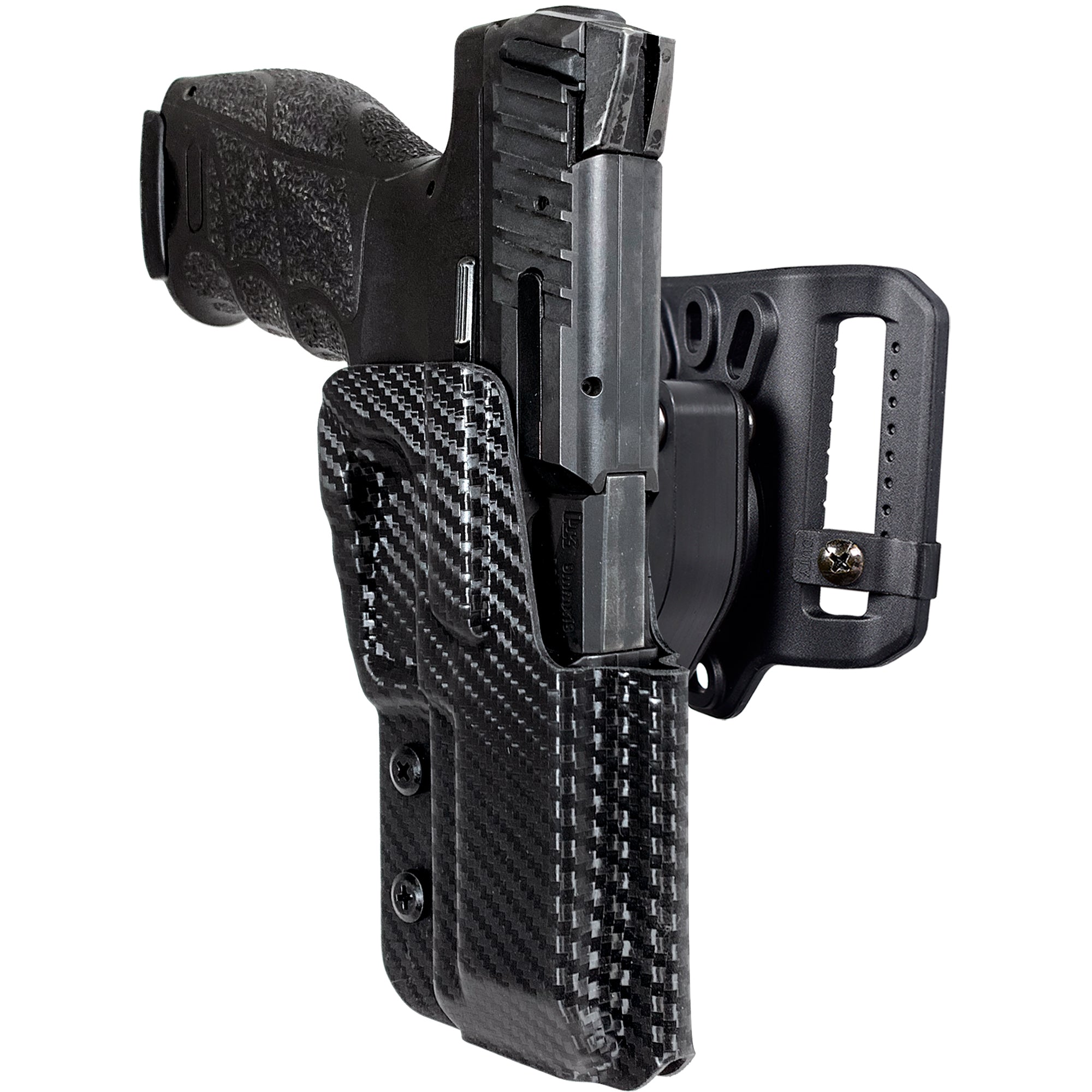 Quick Release Belt Loop Holster in Carbon Fiber
