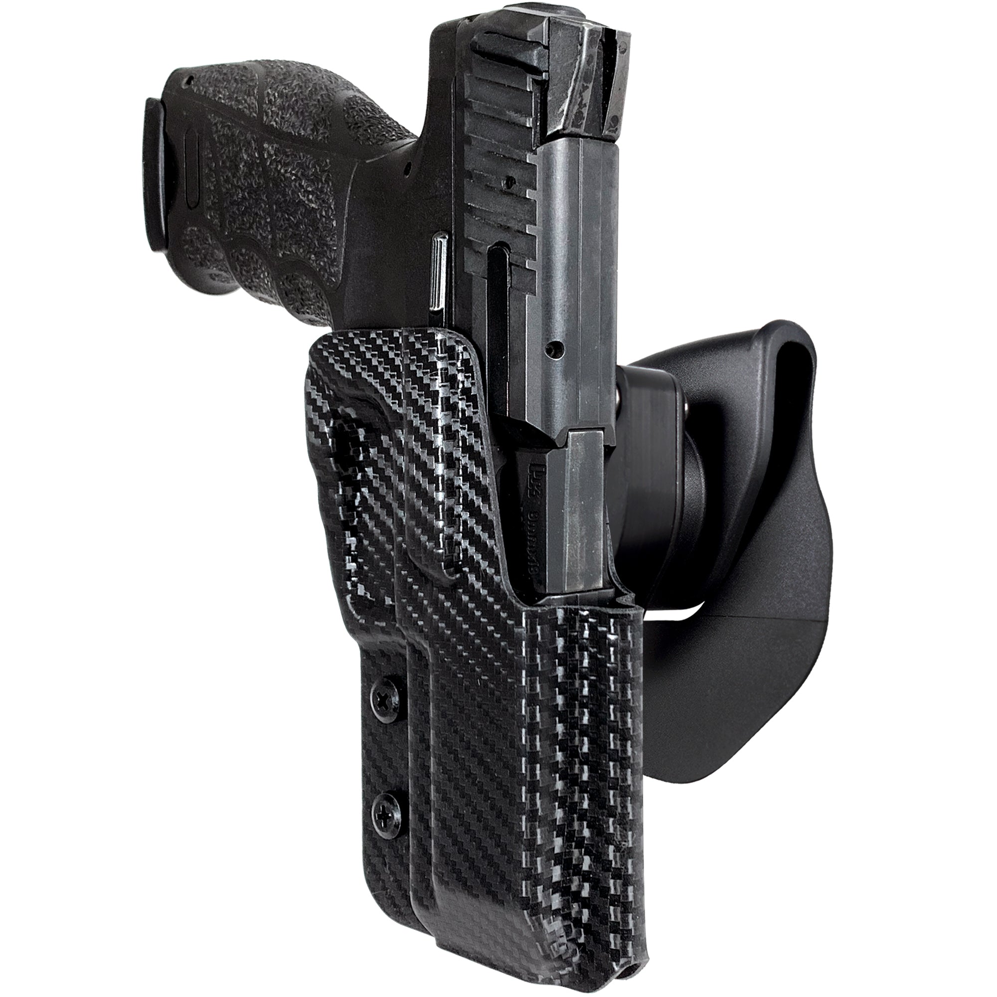 OWB Quick Release Paddle Holster in Carbon Fiber