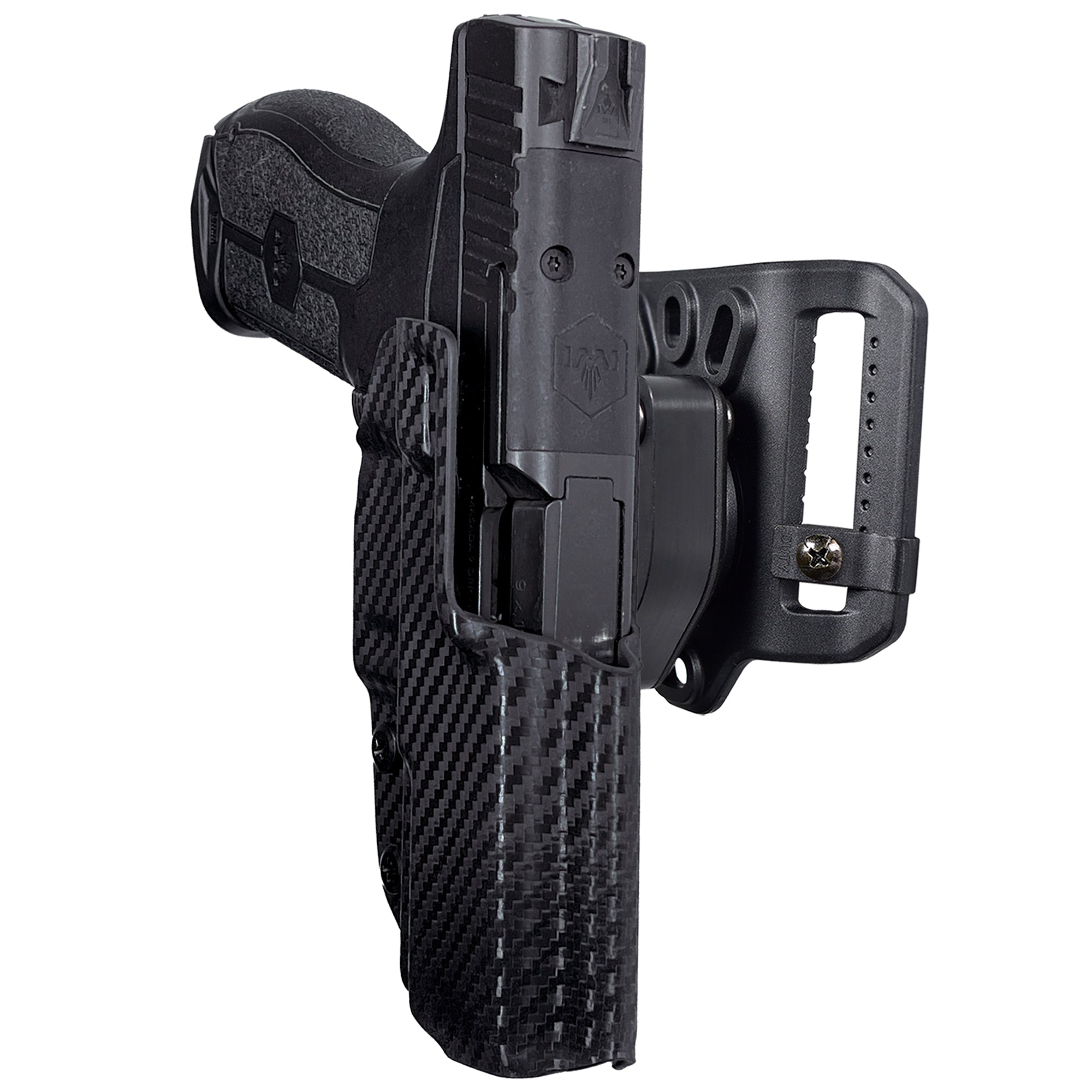 Quick Release Belt Loop Holster in Carbon Fiber