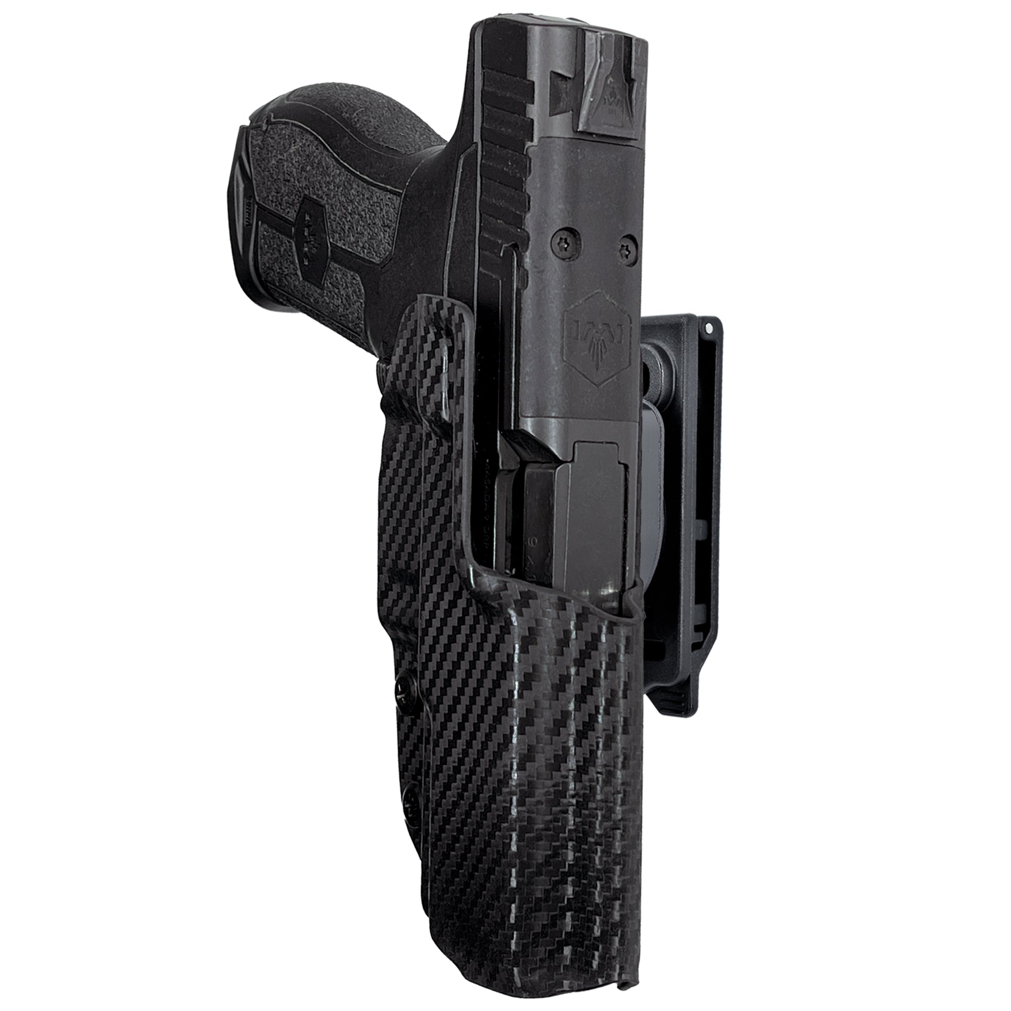 OWB Quick Release IDPA Holster in Carbon Fiber
